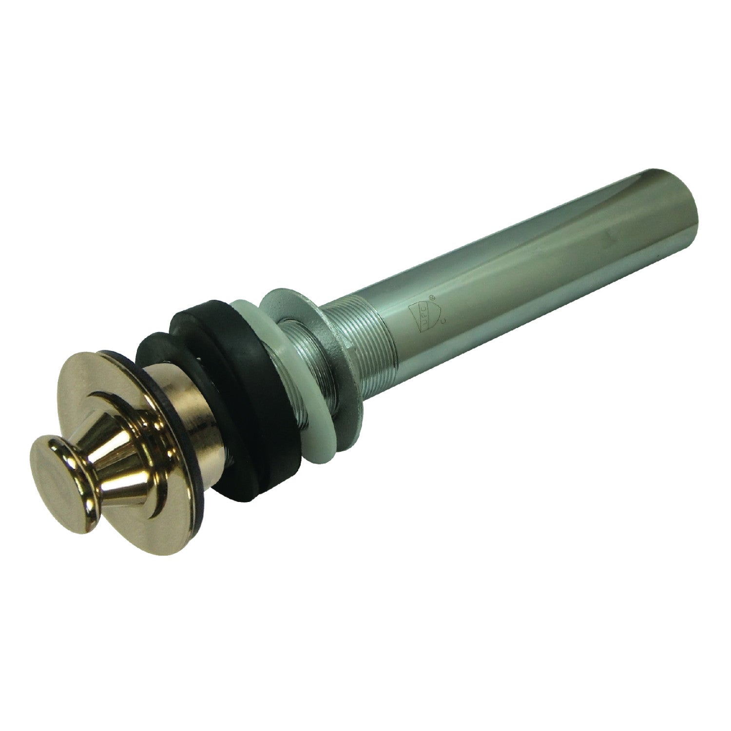Kingston Heirloom EV3002 - Trimscape Brass Lift and Turn Bathroom Sink Drain without Overflow, 17 Gauge, Polished Brass