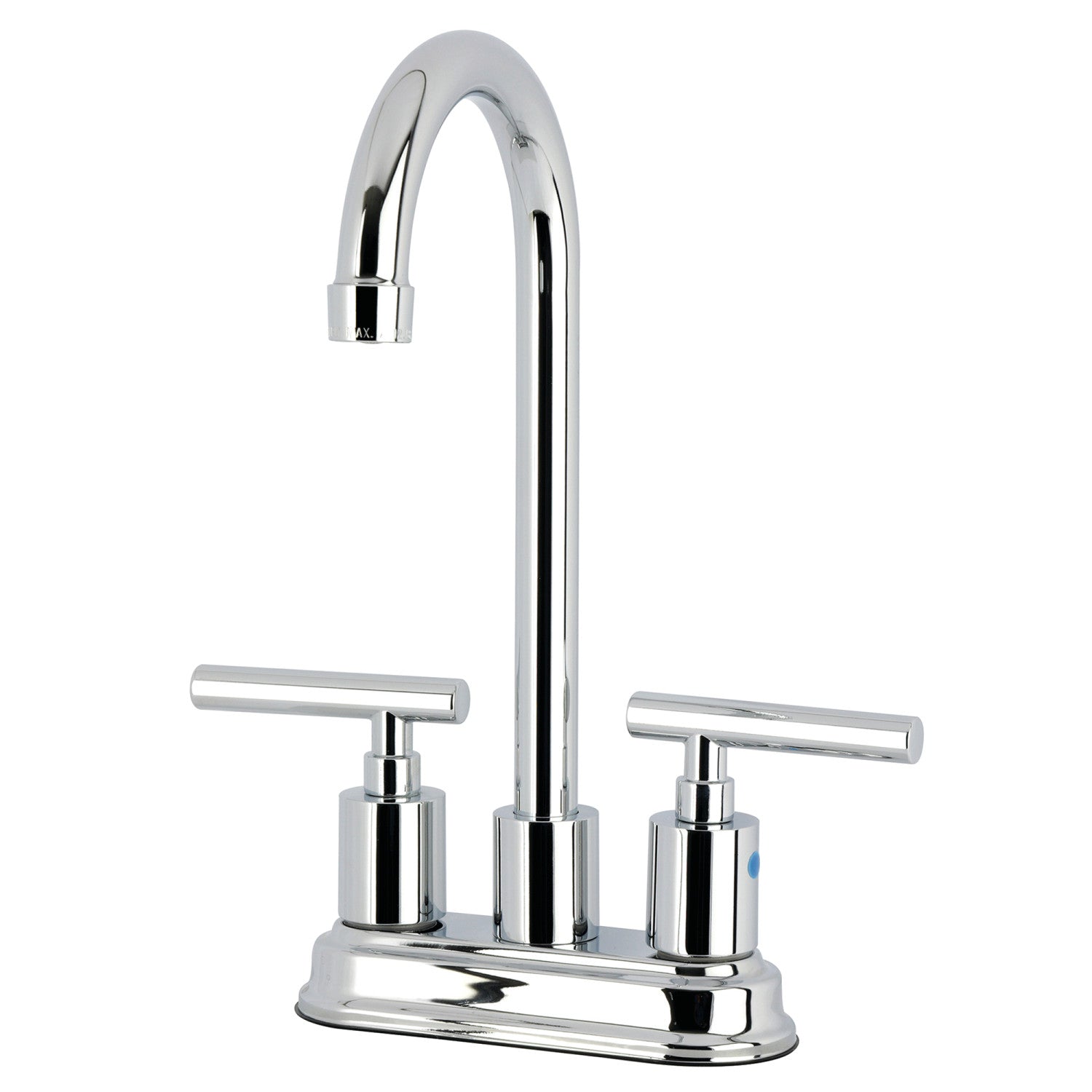 Kingston Sona KB8491CML - Robinet de bar à deux poignées 2 trous, chrome poli