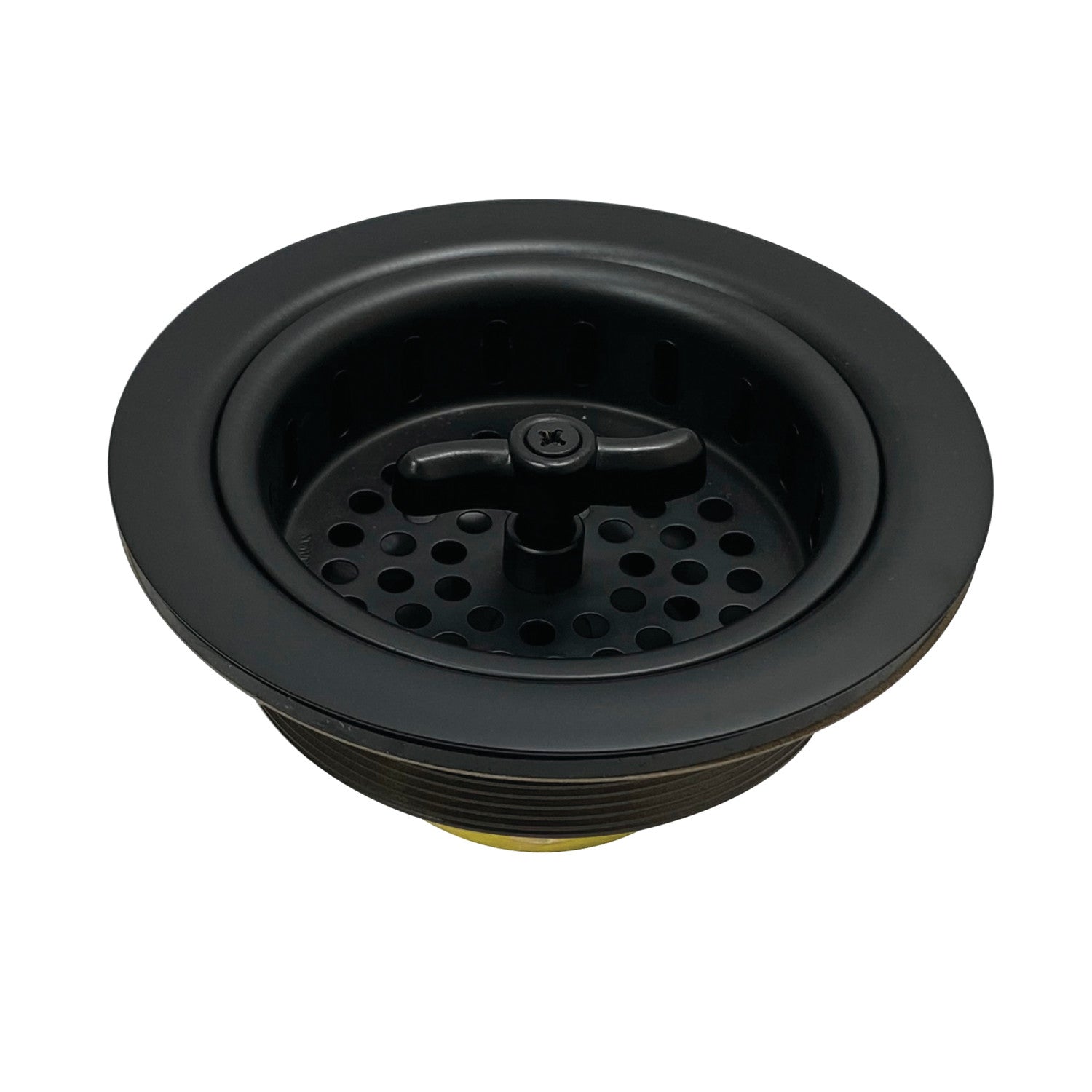Kingston Tacoma K212MB 3-1/2 Inch Kitchen Sink Basket Strainer Only, Matte Black