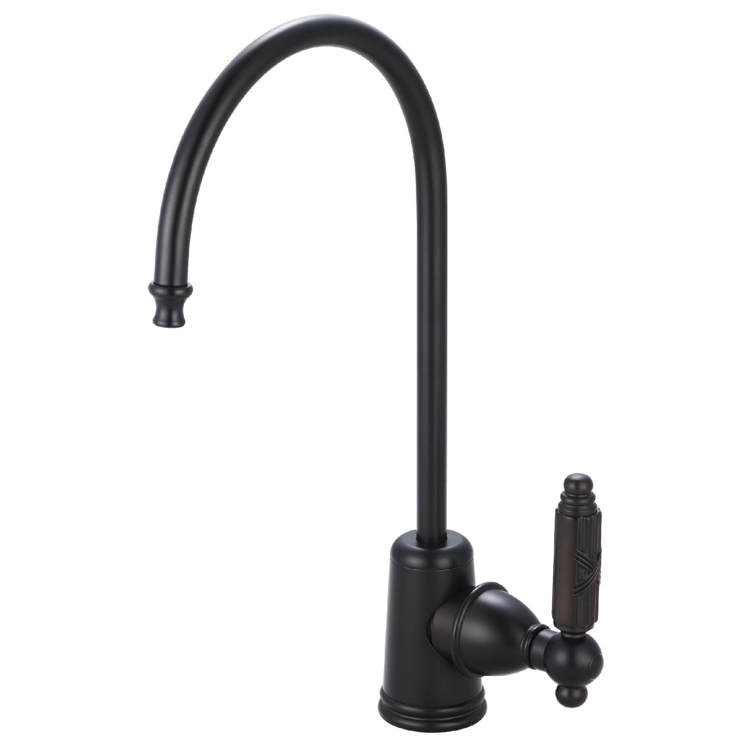 Kingston Tulare KS7195GL - Robinet de filtration d'eau de plate-forme à une poignée géorgienne 1 trou, bronze frotté à l'huile
