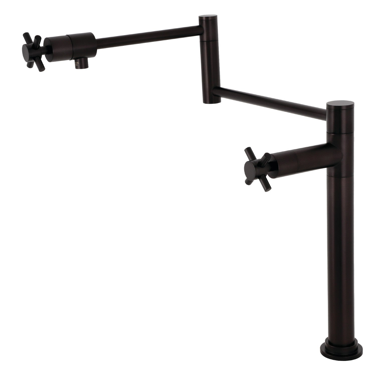 Kingston Sona KS4705DX - Concord 1 trou Robinet de remplissage de pot de montage de plate-forme, bronze frotté à l'huile