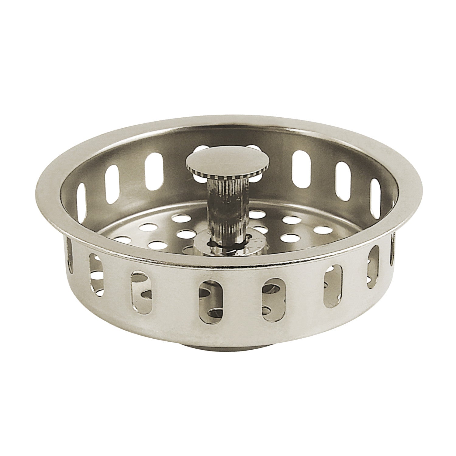 Kingston Made To Match KBP2006 3-1/2 Inch Kitchen Sink Basket Strainer Only, Polished Nickel