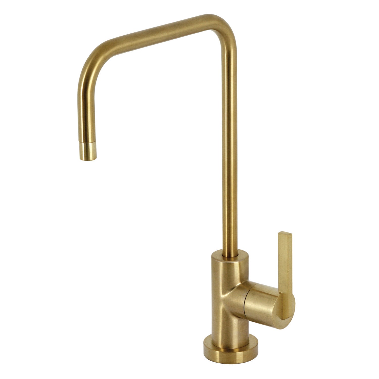 Kingston Sona KS6197CTL - Robinet de filtration d'eau à une poignée Continental 1 trou, laiton brossé