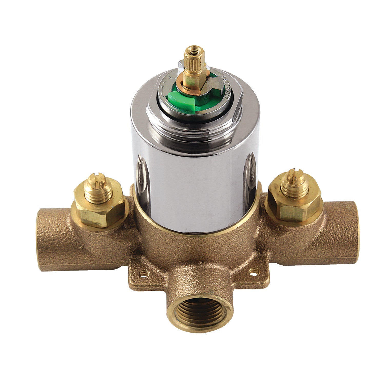 Kingston KB3636V Pressure Balanced Tub and Shower Valve, with Stops, Polished Nickel