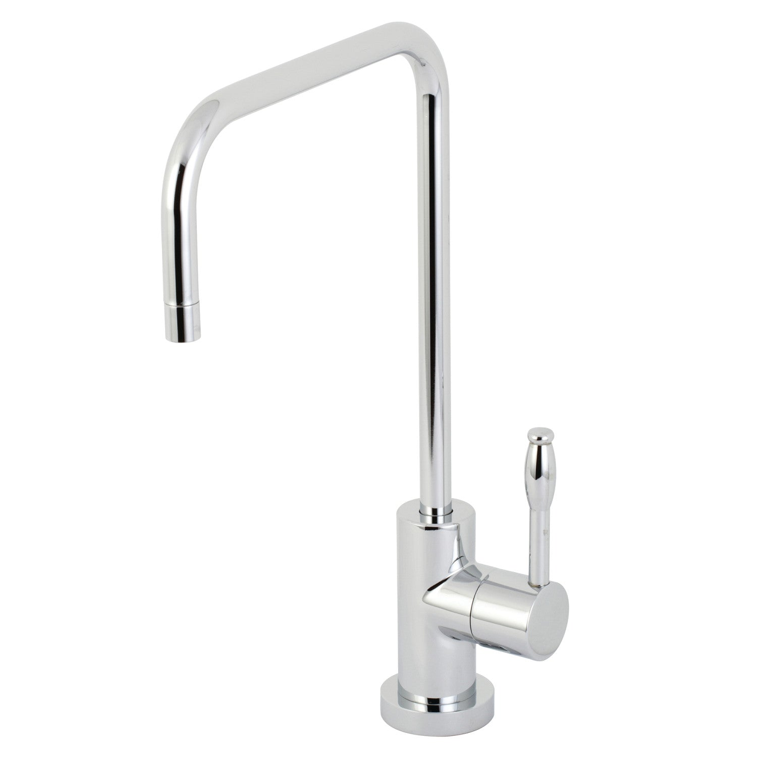 Kingston Sona KS6191NKL - Robinet de filtration d'eau à une poignée Nustudio 1 trou, chrome poli
