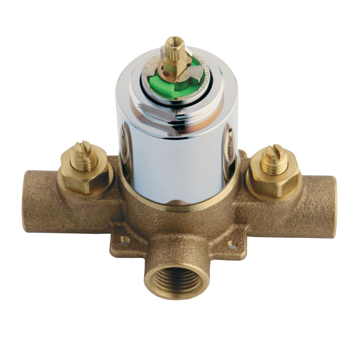 Kingston Chatham KB651V Pressure Balanced Tub and Shower Valve, with Stops, Polished Chrome