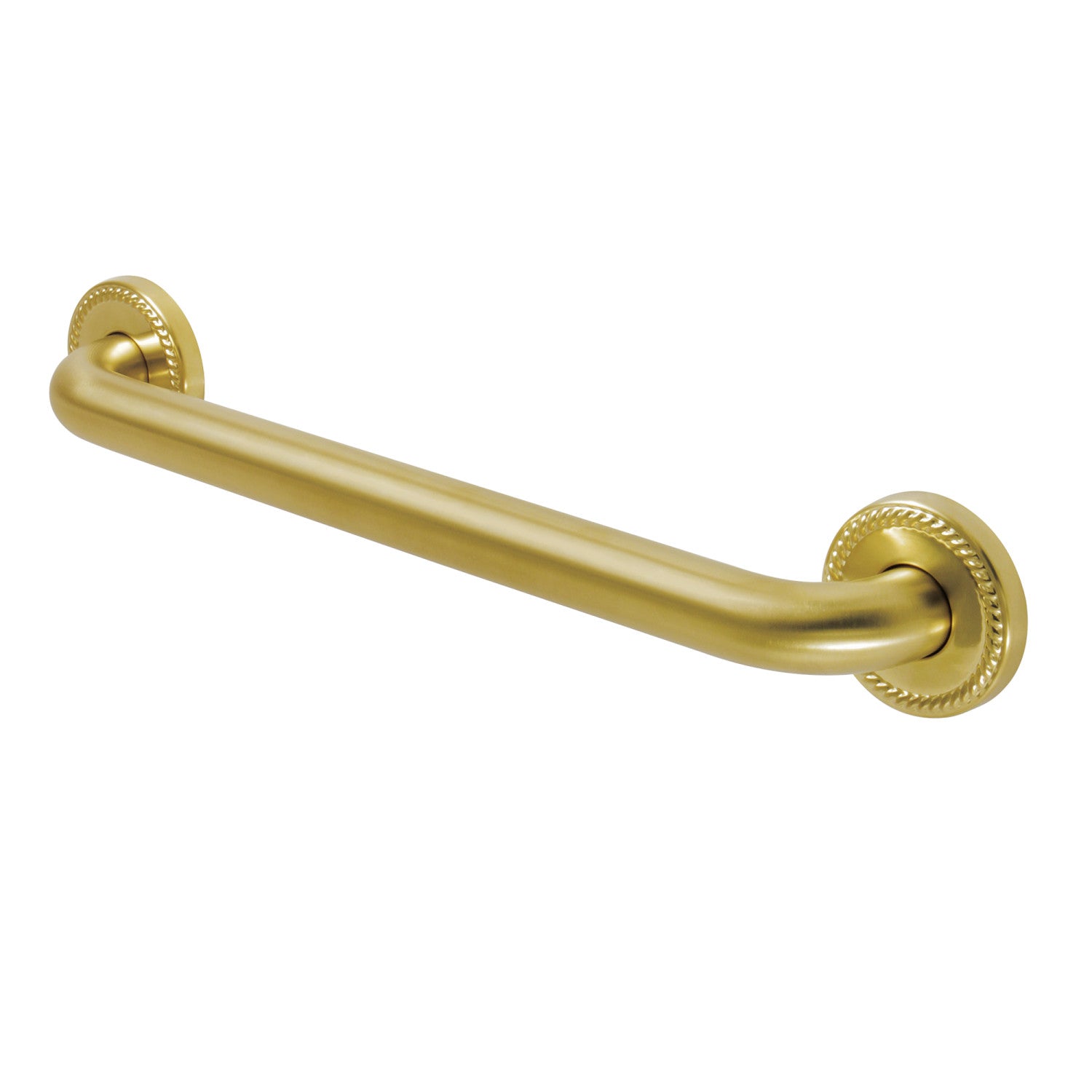 Kingston Heirloom DR814167 - Laurel 16-Inch x 1-1/4-Inch O.D. Brass Decorative Grab Bar, Brushed Brass