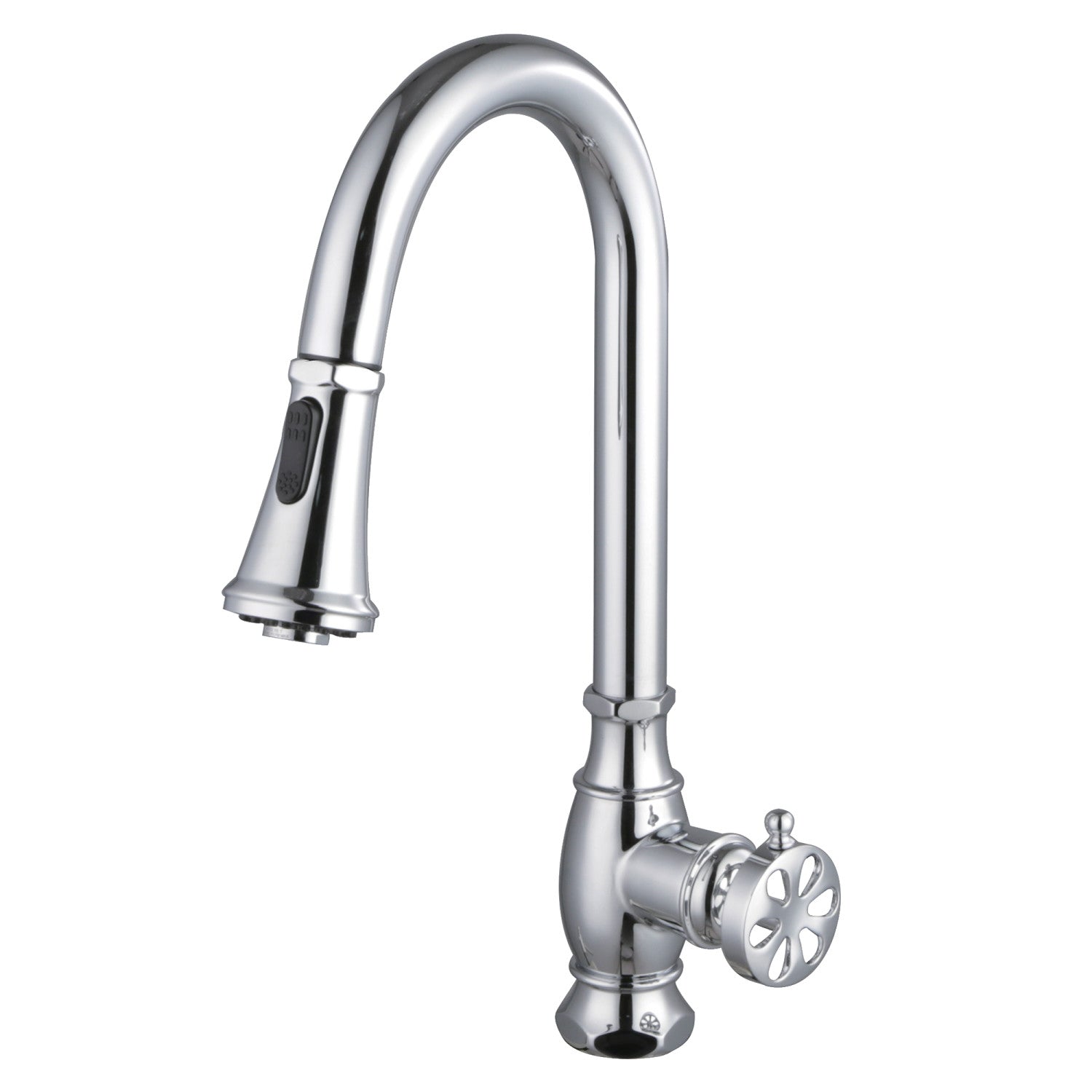 Kingston Sona LS8691RX - Robinet de cuisine à une poignée Belknap, chrome poli