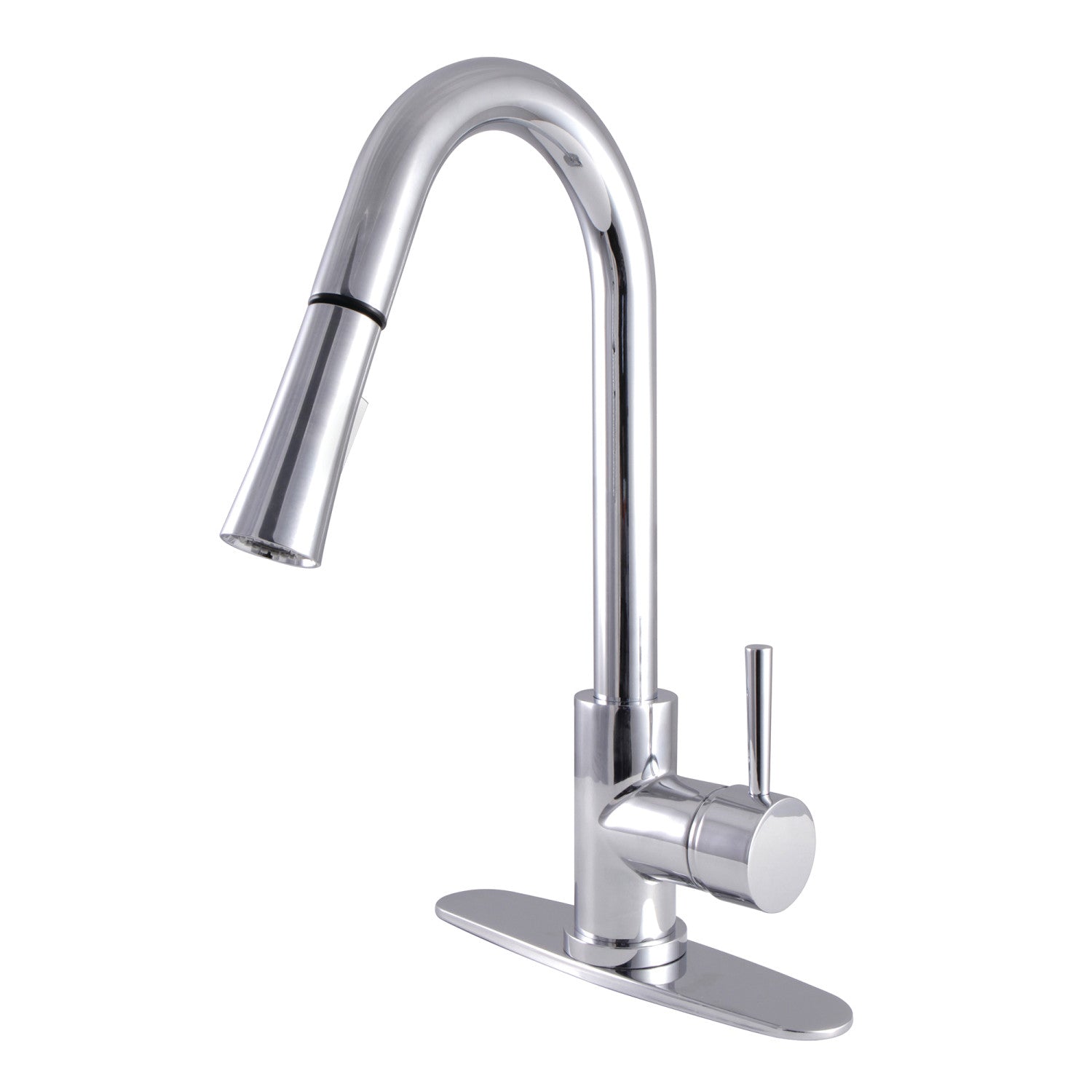 Kingston Sona LS8621DL - Robinet de cuisine à une poignée Concord, chrome poli