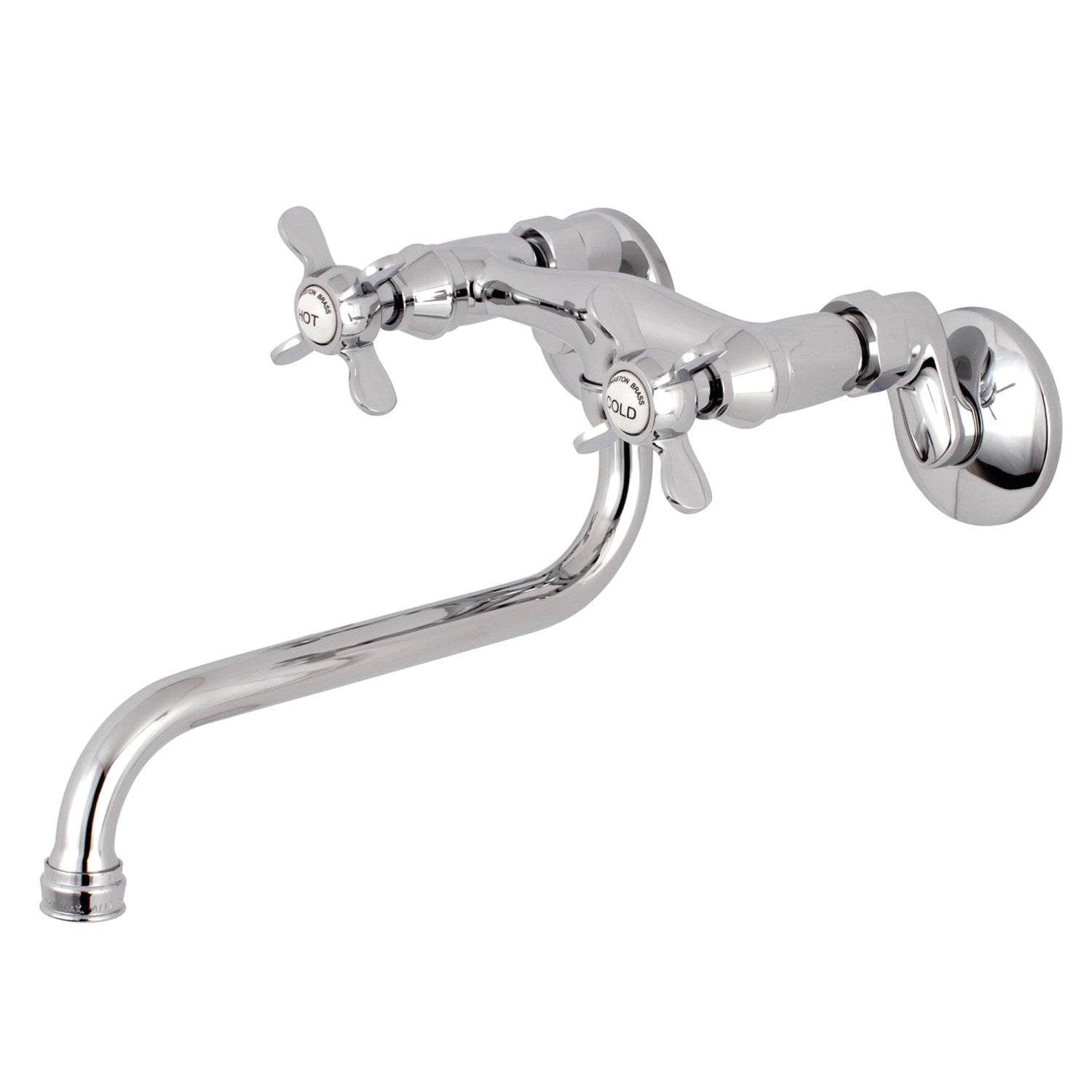 Kingston Heirloom KS115C - Essex Double-Handle 2 trous Robinet de salle de bains mural, chrome poli