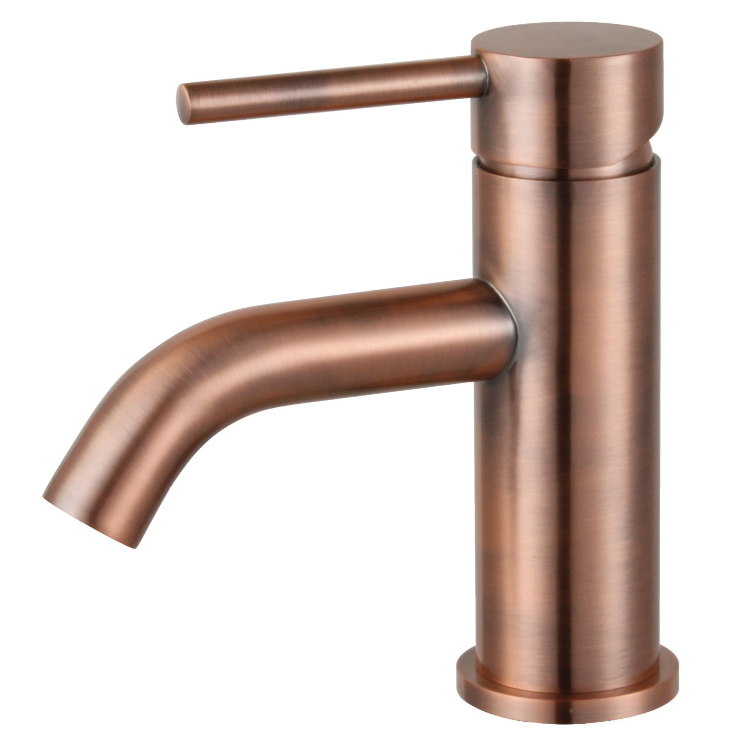 Kingston Sona LS8224DL - Concord One-Handle 1-Hole Bathroom Faucet with Push Pop-Up Drain, Antique Copper