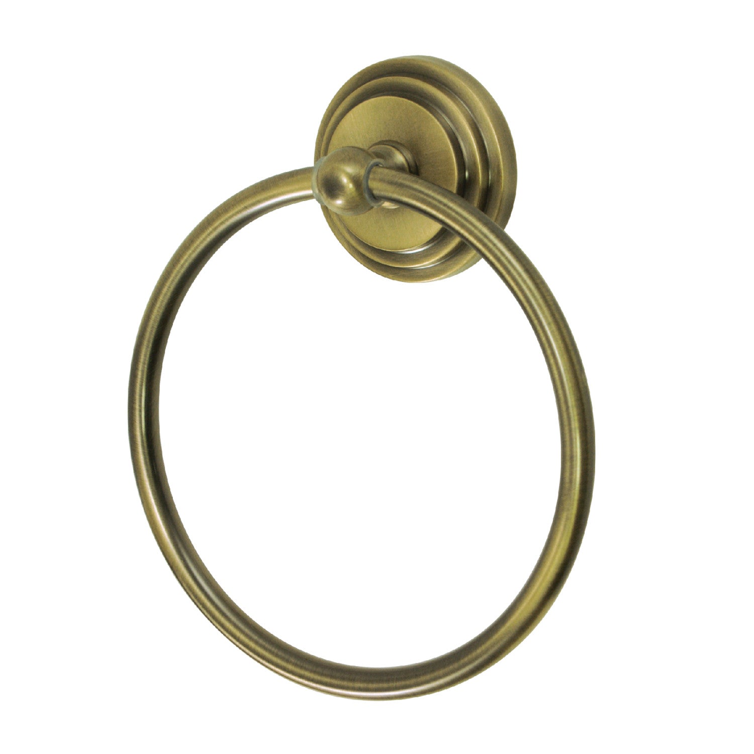 Kingston Sona BA2714AB - Milano 6-Inch Towel Ring, Antique Brass