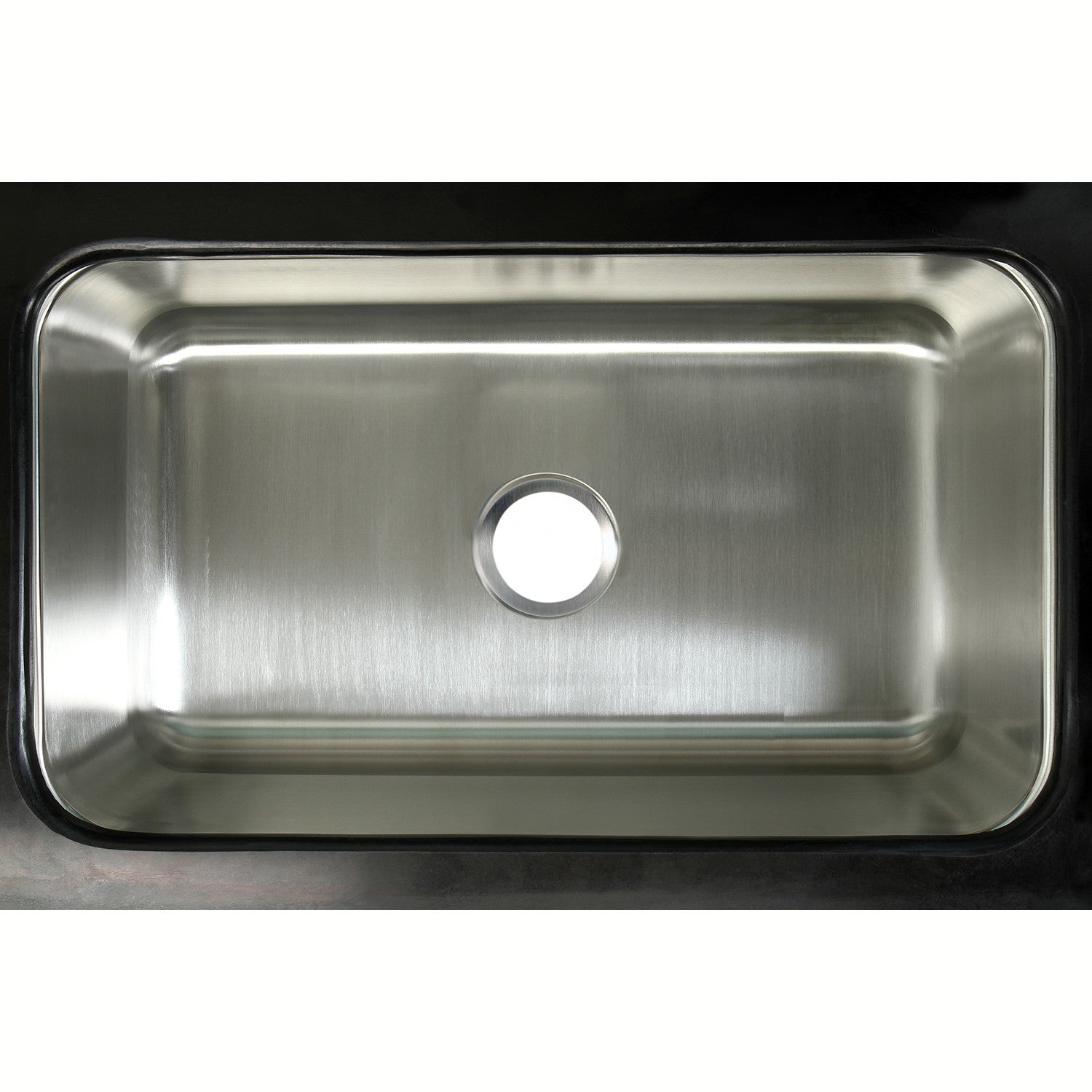 Kingston Loft GKUS3018 30-Inch Stainless Steel Single Bowl Undermount Kitchen Sink, Brushed Stainless Steel