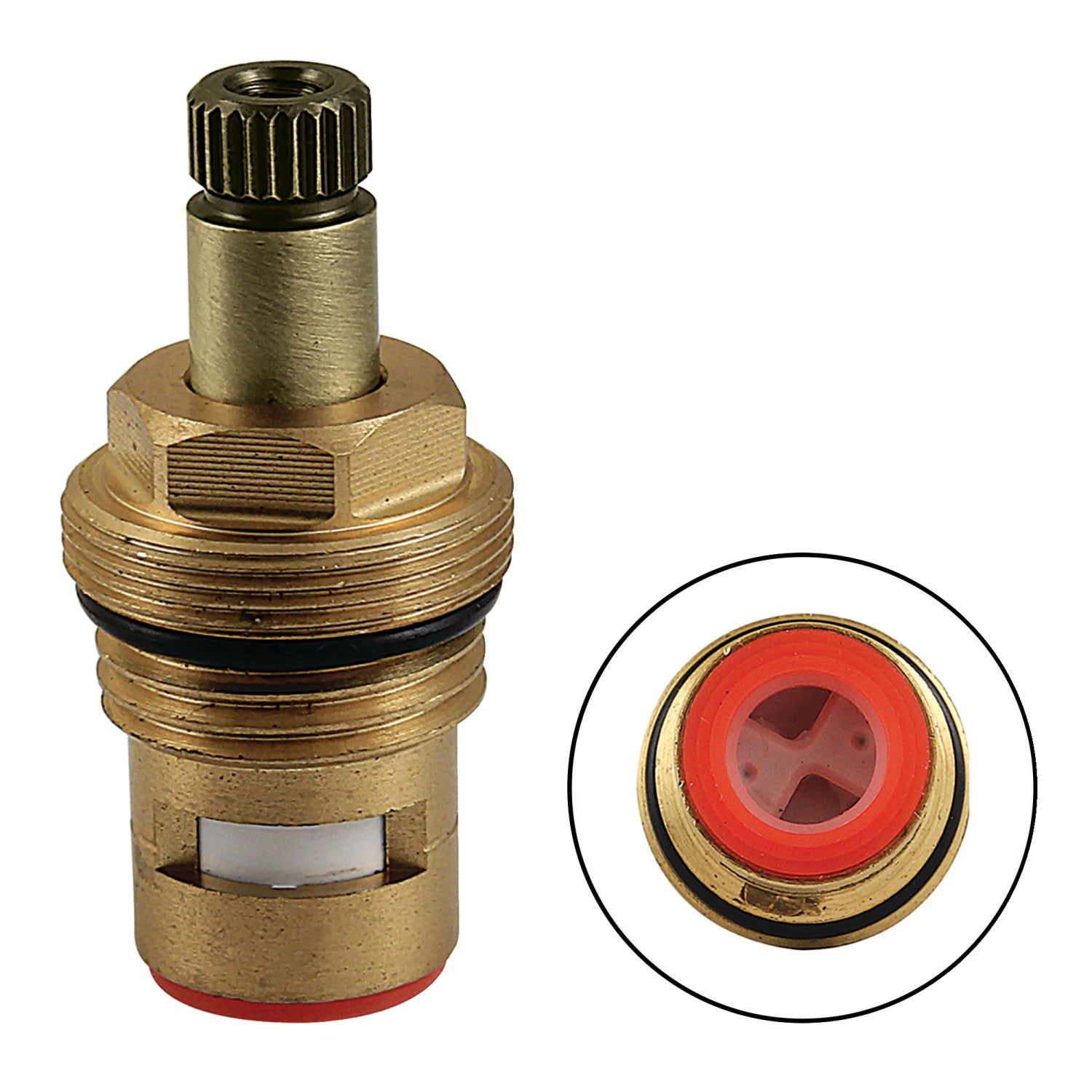 Kingston KSRP3193C Ceramic Disc Cartridge (1 Piece), Antique Brass