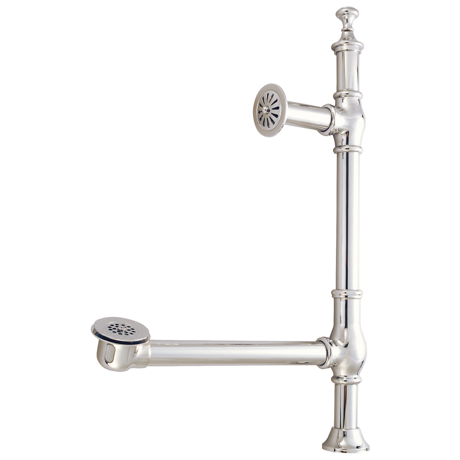 Kingston Heirloom CC3098 - Vintage Brass Pop-Up Tub Waste and Overflow, Brushed Nickel