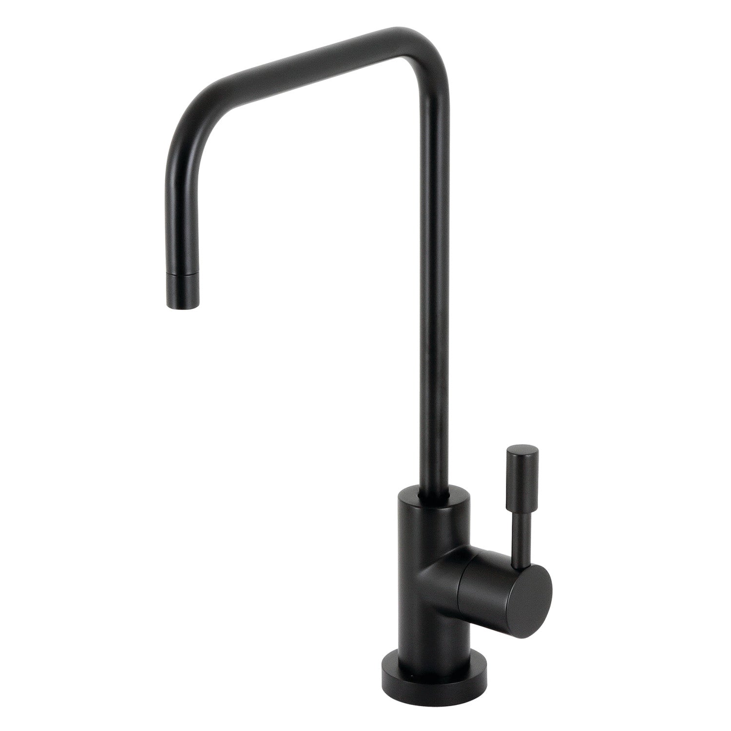 Kingston Sona KS6190DL - Robinet de filtration d'eau Concord 1 trou montage sur plage, noir mat