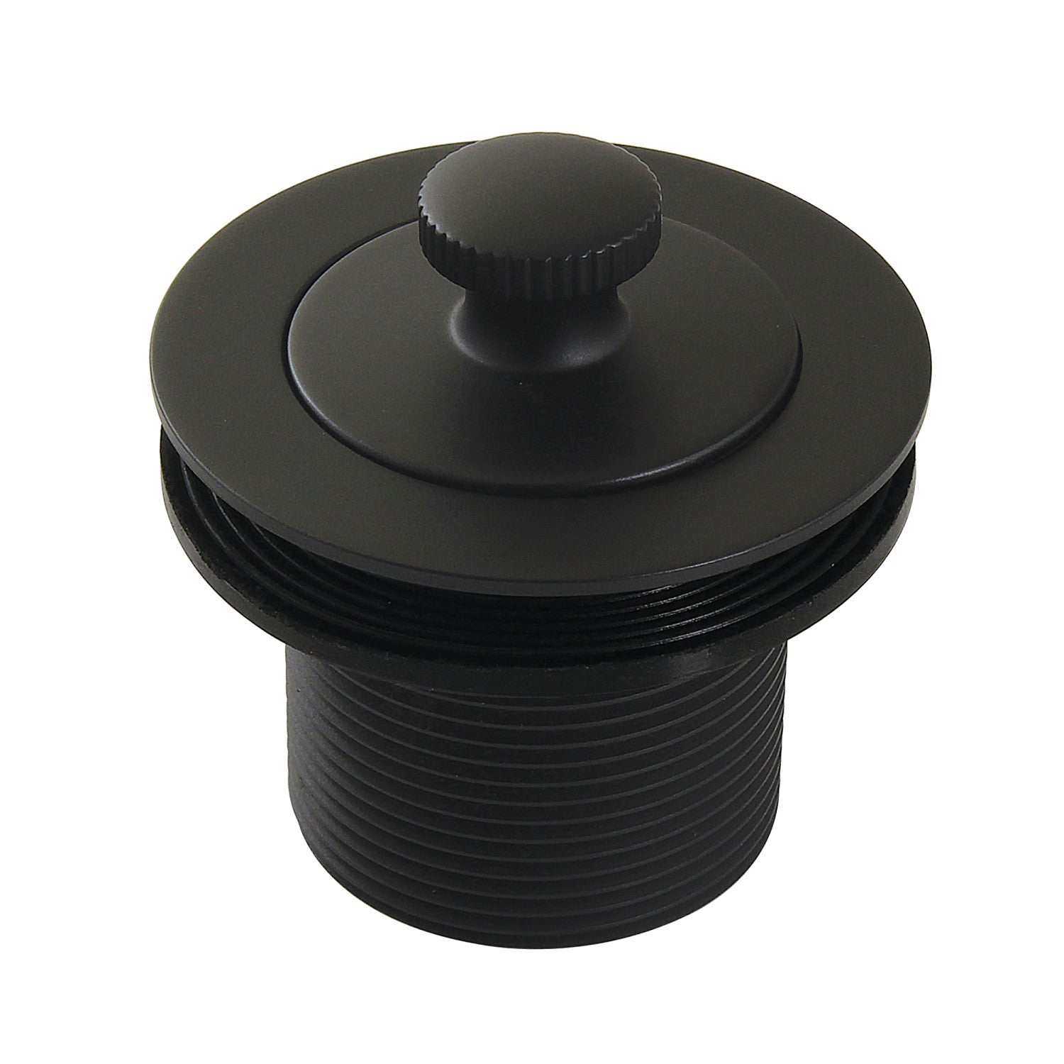 Kingston Heirloom DLT15MB - Made To Match 1-1/2-Inch Lift and Turn Tub Drain with 1-1/2-Inch Body Thread, Matte Black