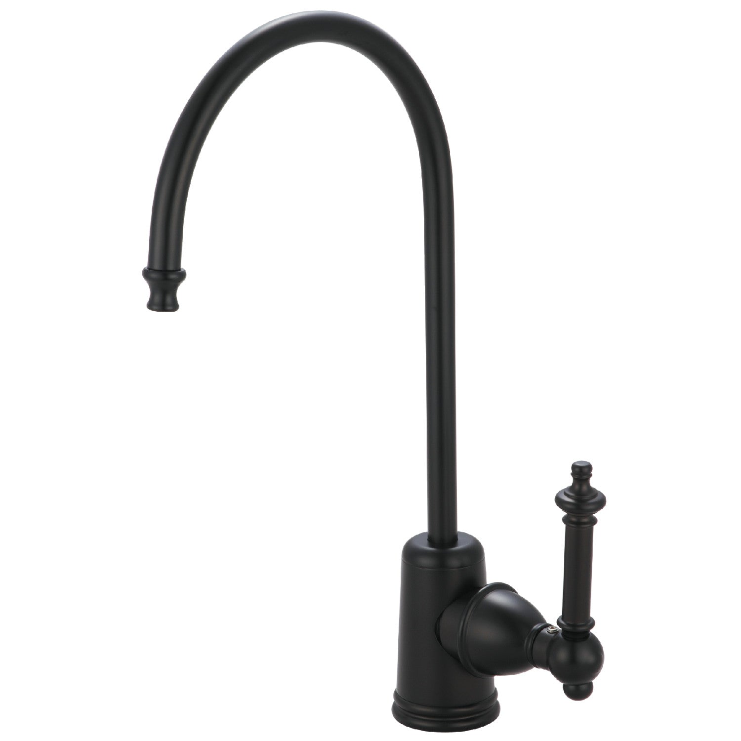 Kingston Tulare KS7195TL - Robinet de filtration d'eau à une poignée Templeton 1 trou, bronze frotté à l'huile