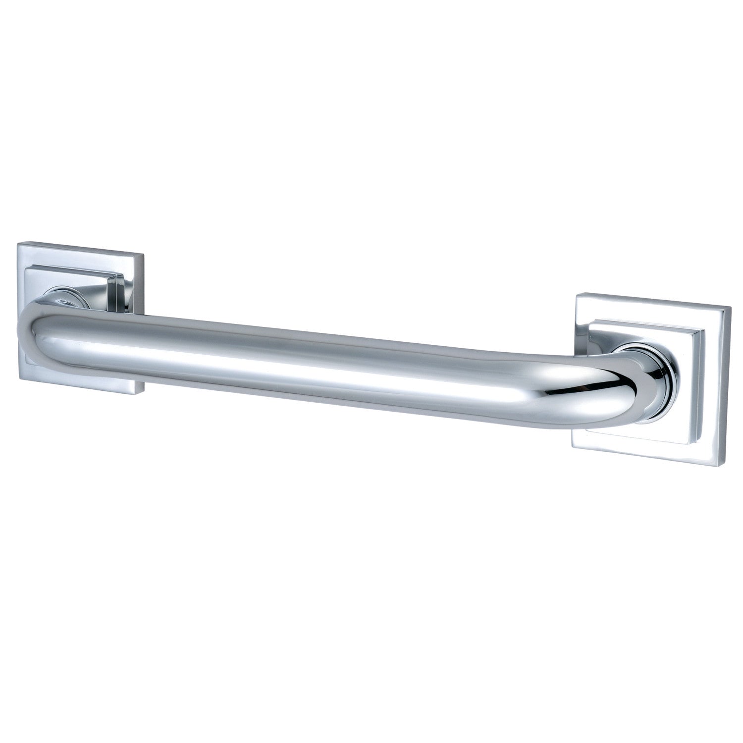 Kingston Sona DR614161 - Claremont 16-Inch x 1-1/4-Inch O.D. Brass Decorative Grab Bar, Polished Chrome