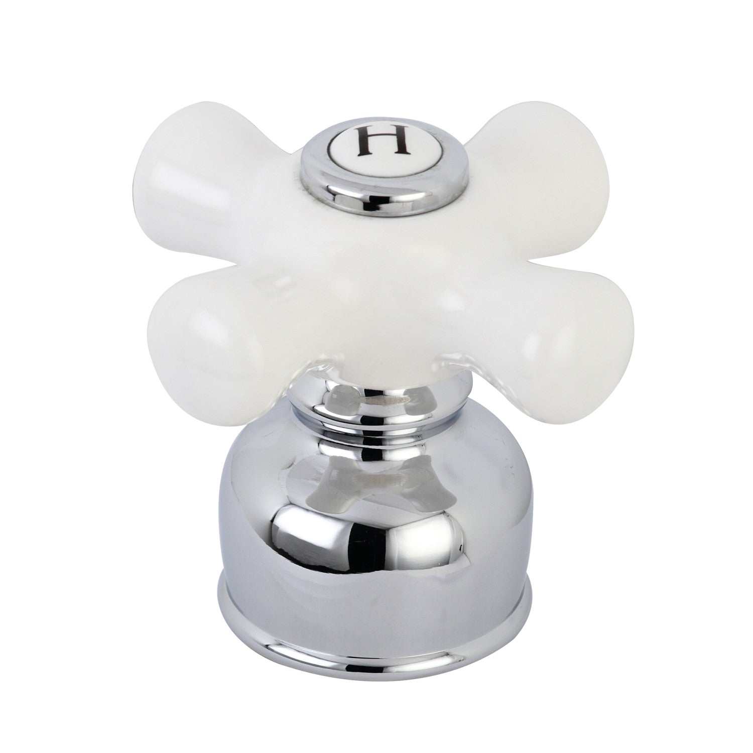 Kingston KBH721PXH Porcelain Cross Handle (Hot Side), Polished Chrome