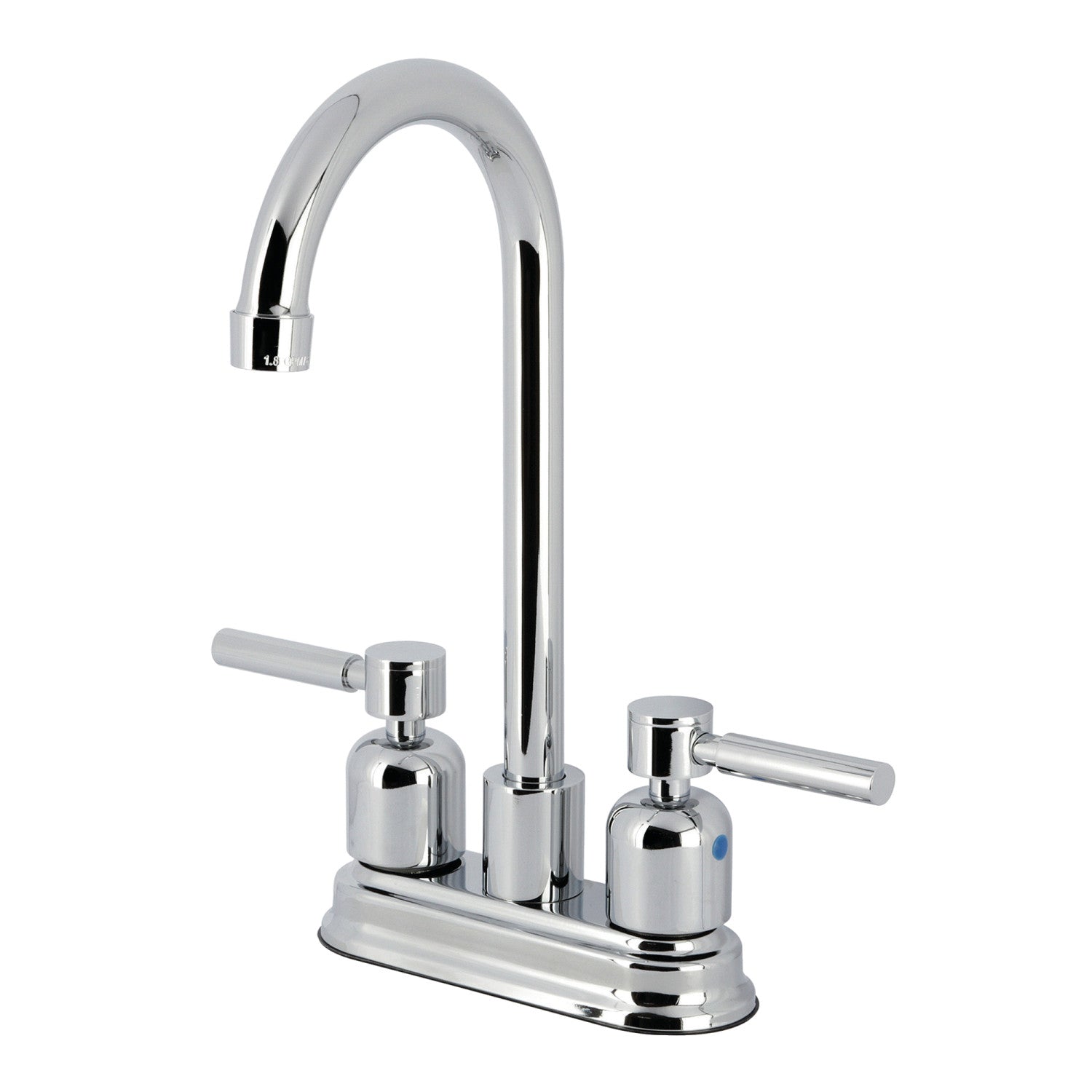 Kingston Tulare FB8491DL - Robinet de barre de plate-forme à deux poignées Concord 2 trous, chrome poli