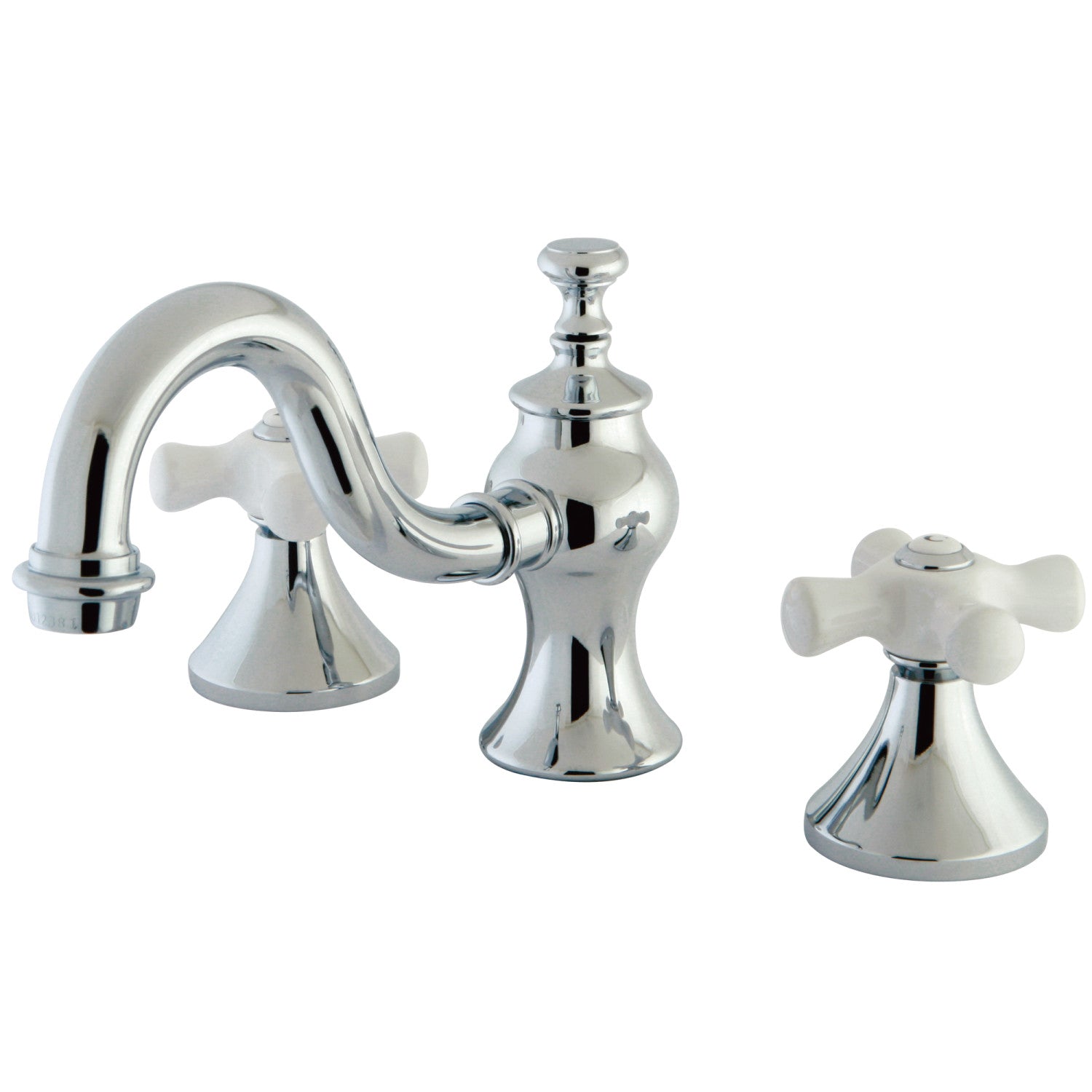 Kingston Heirloom KC7161PX Robinet de salle de bain à large déploiement avec deux poignées 3 trous