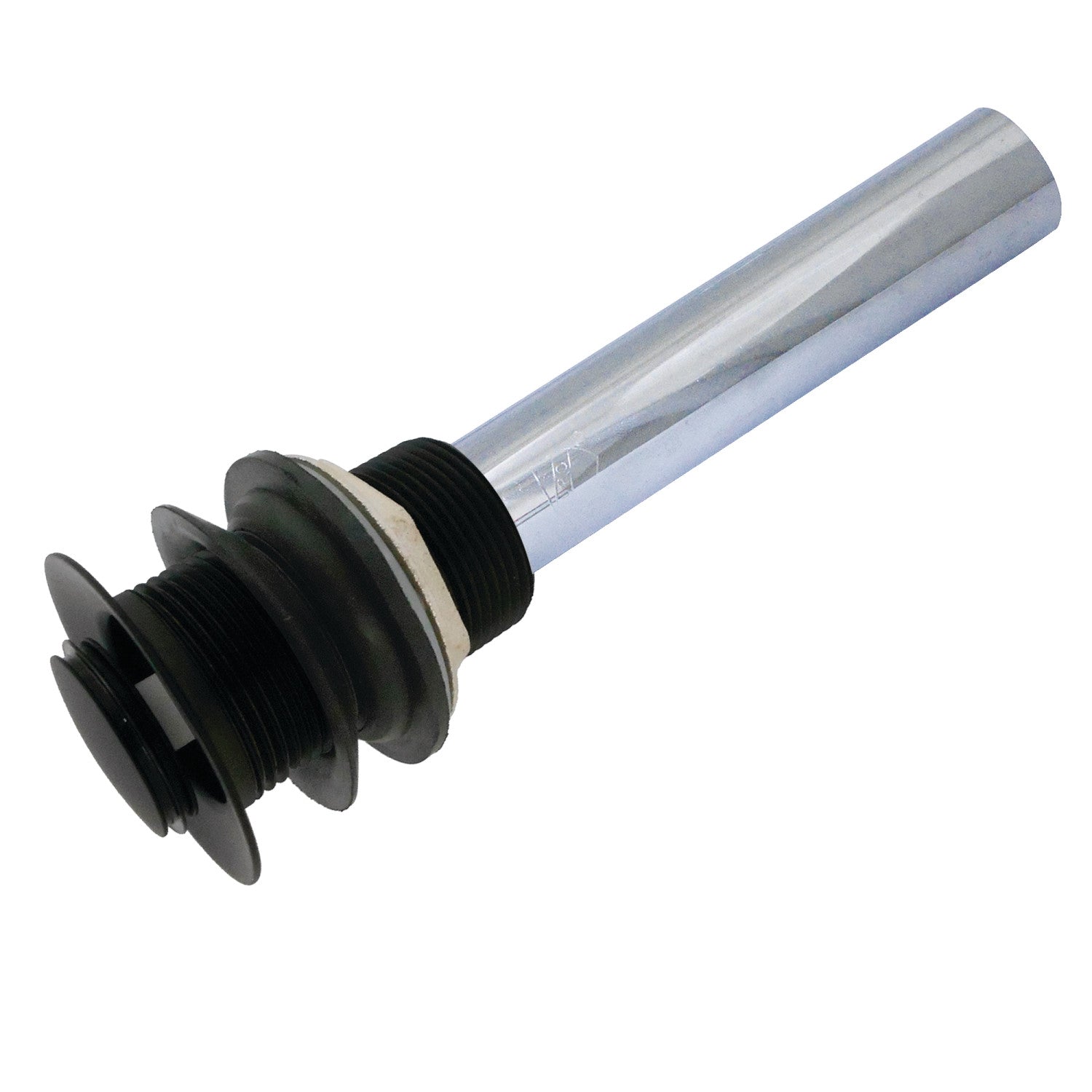 Kingston Trimscape EV8000MB Brass Push Pop-Up Bathroom Sink Drain without Overflow, 22 Gauge, Matte Black