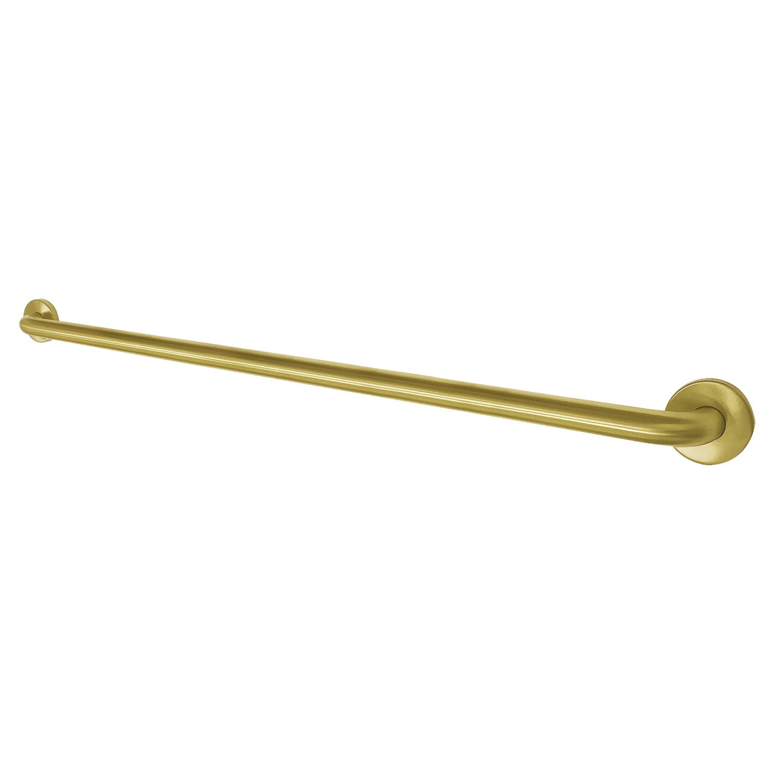 Kingston Tulare DR114367 - Americana 36-Inch x 1-1/4-Inch O.D. Stainless Steel Decorative Grab Bar, Brushed Brass
