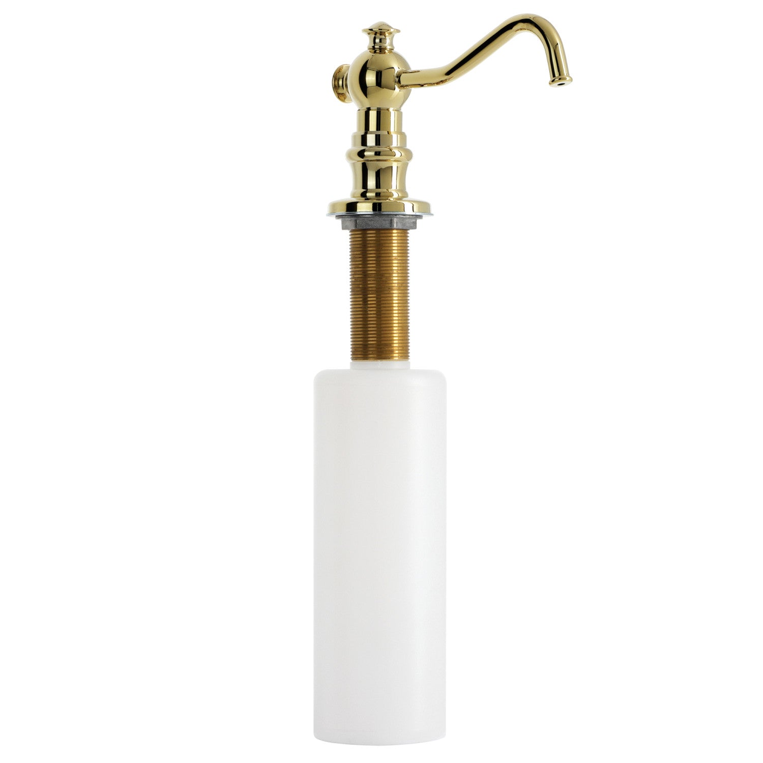 Kingston Heirloom SD7602 - Vintage Victorian Spout Metal Soap Dispenser, Polished Brass
