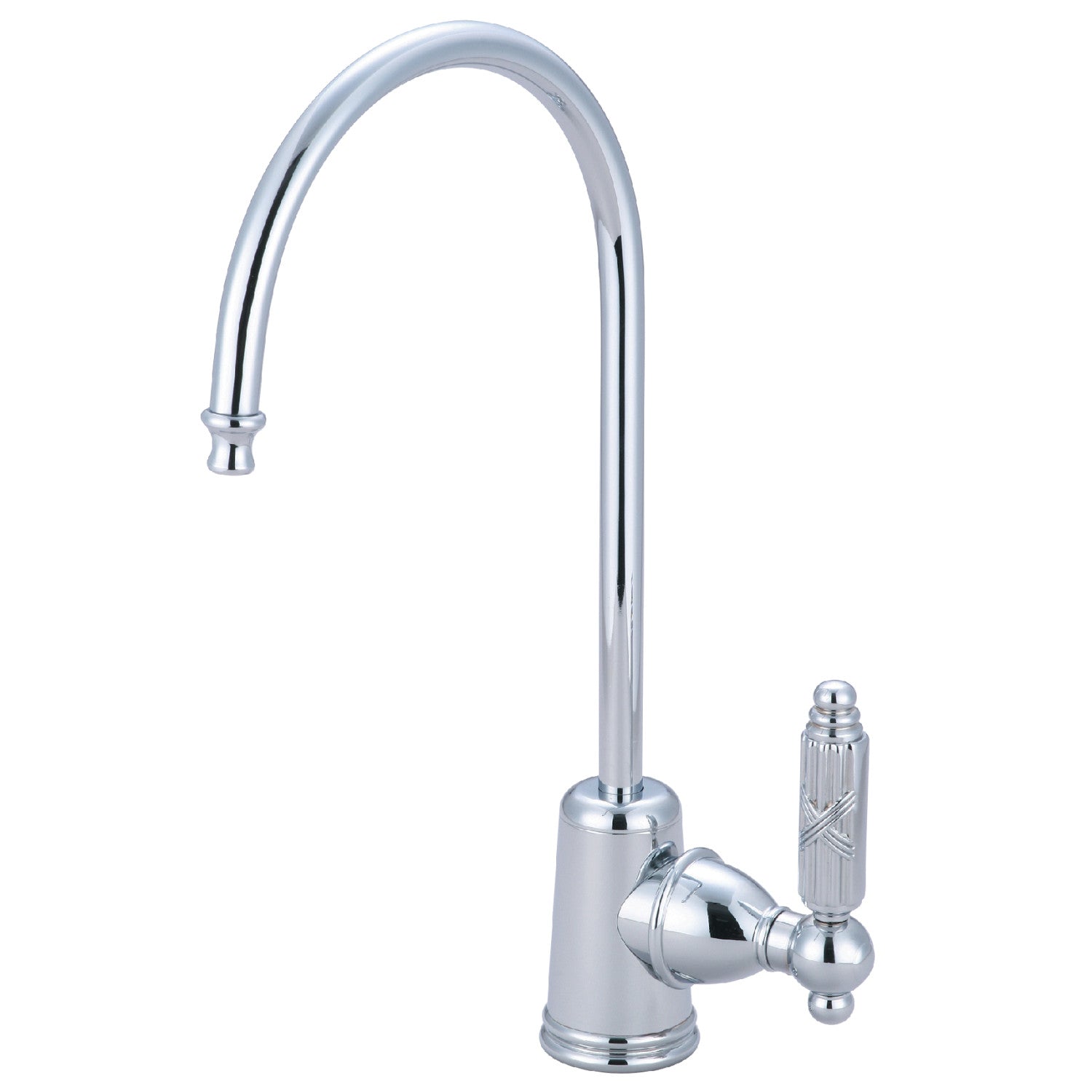 Kingston Tulare KS7191GL - Robinet de filtration d'eau à une poignée géorgienne 1 trou, chrome poli
