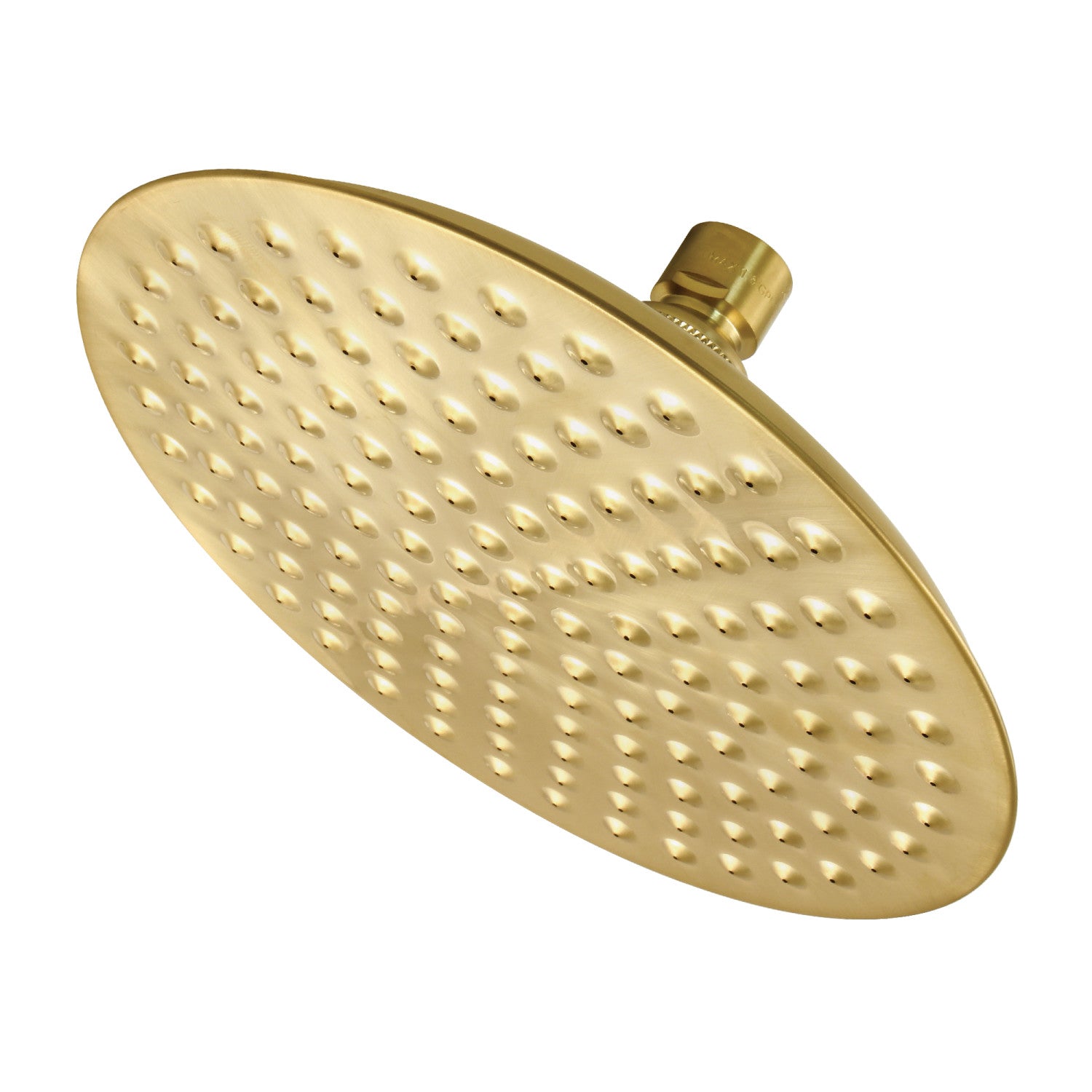 Kingston Heirloom K136A7 - Victorian 7-3/4 Inch Round Raindrop Brass Shower Head, Brushed Brass