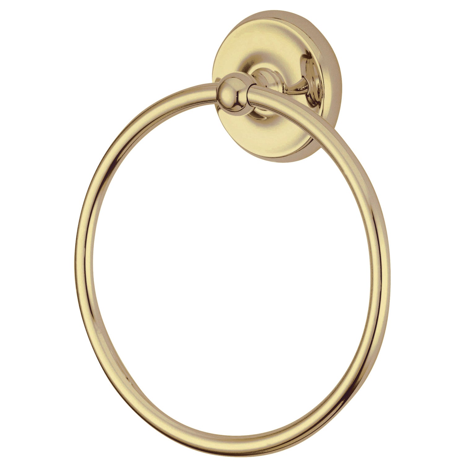 Kingston Heirloom BA314PB - Classic 6-Inch Towel Ring, Polished Brass