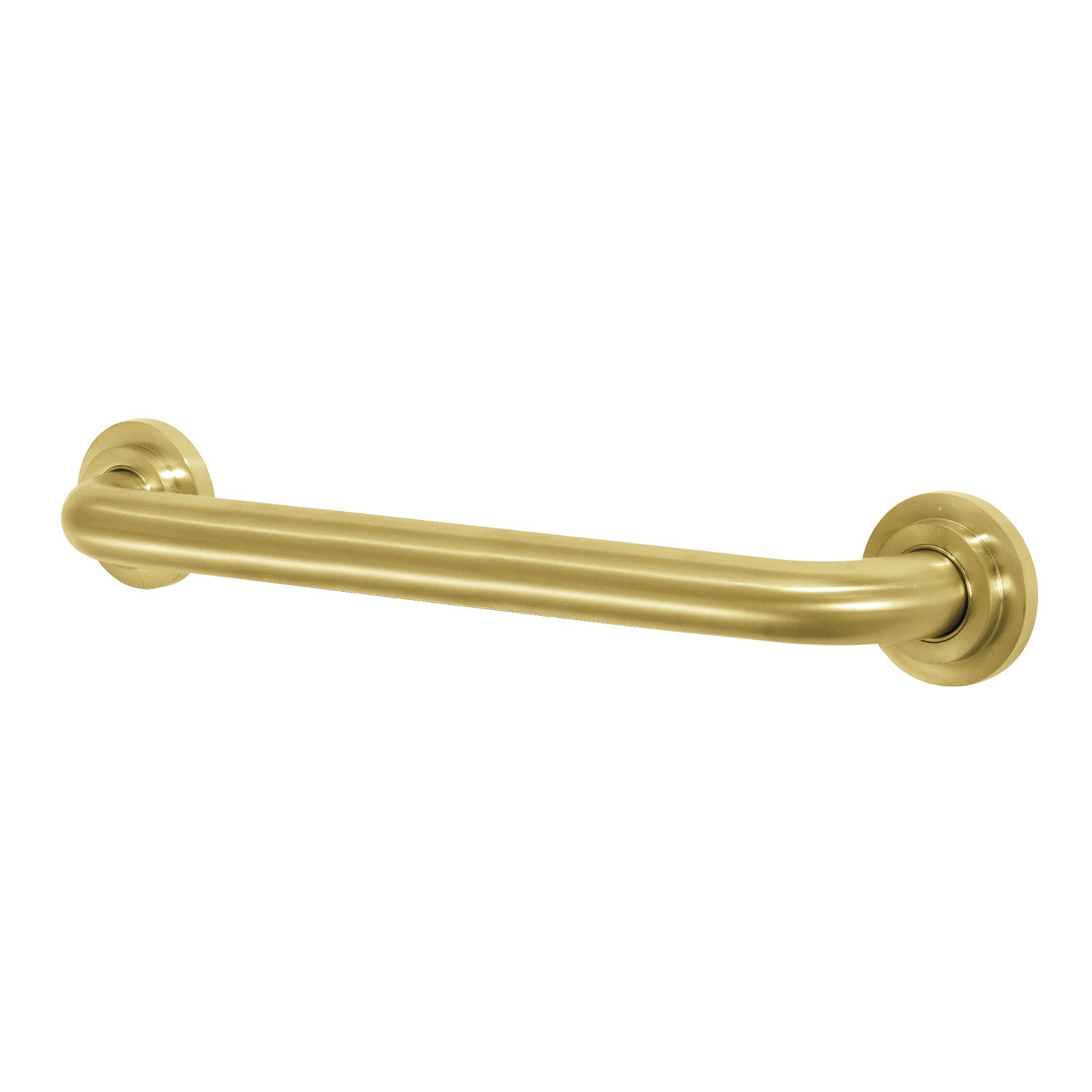 Kingston Sona DR414187 - Manhattan 18-Inch x 1-1/4-Inch O.D. Brass Decorative Grab Bar, Brushed Brass