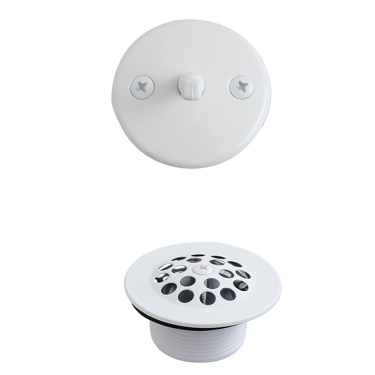 Kingston Tulare DTL5305AWH - Trimscape Zinc Alloy Trip Lever Tub Drain Conversion Kit, White