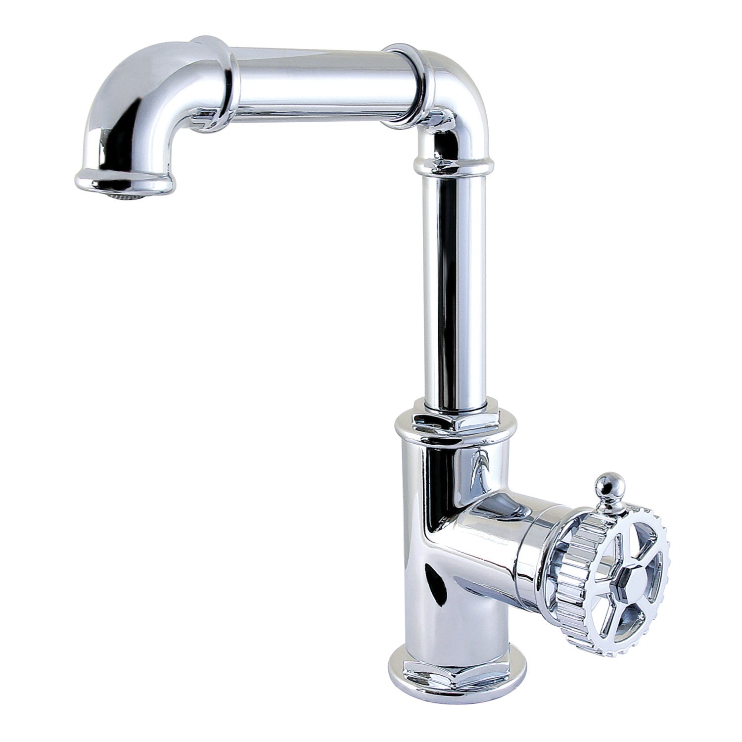 Kingston Fuller LS6001CG Robinet de salle de bains à une poignée 1 trou avec bonde à tirette, chrome poli