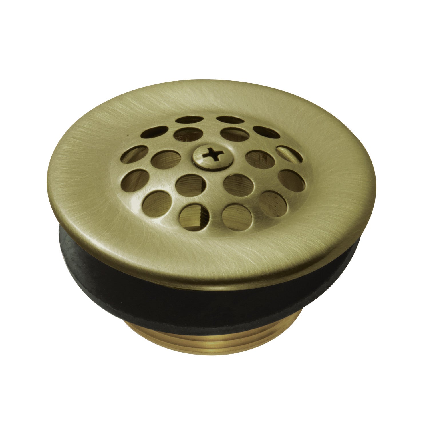 Kingston Tulare DTL203 - Made To Match Brass Tub Strainer Drain, Antique Brass