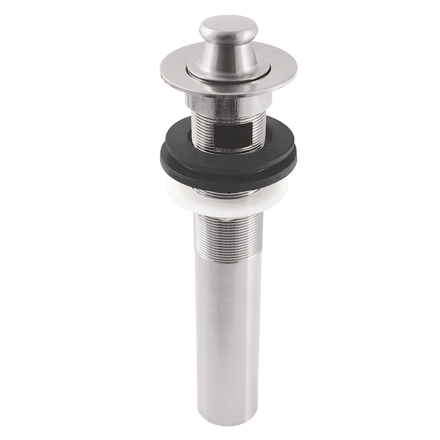 Kingston Heirloom KB3006 - Fauceture Brass Lift and Turn Bathroom Sink Drain with Overflow, 17 Gauge, Polished Nickel