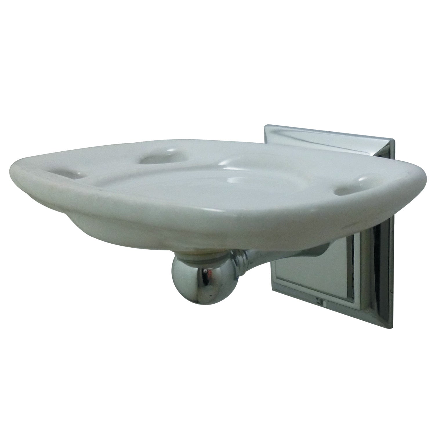 Kingston Millennium BA6016C Brosse à dents et support de gobelet, chrome poli