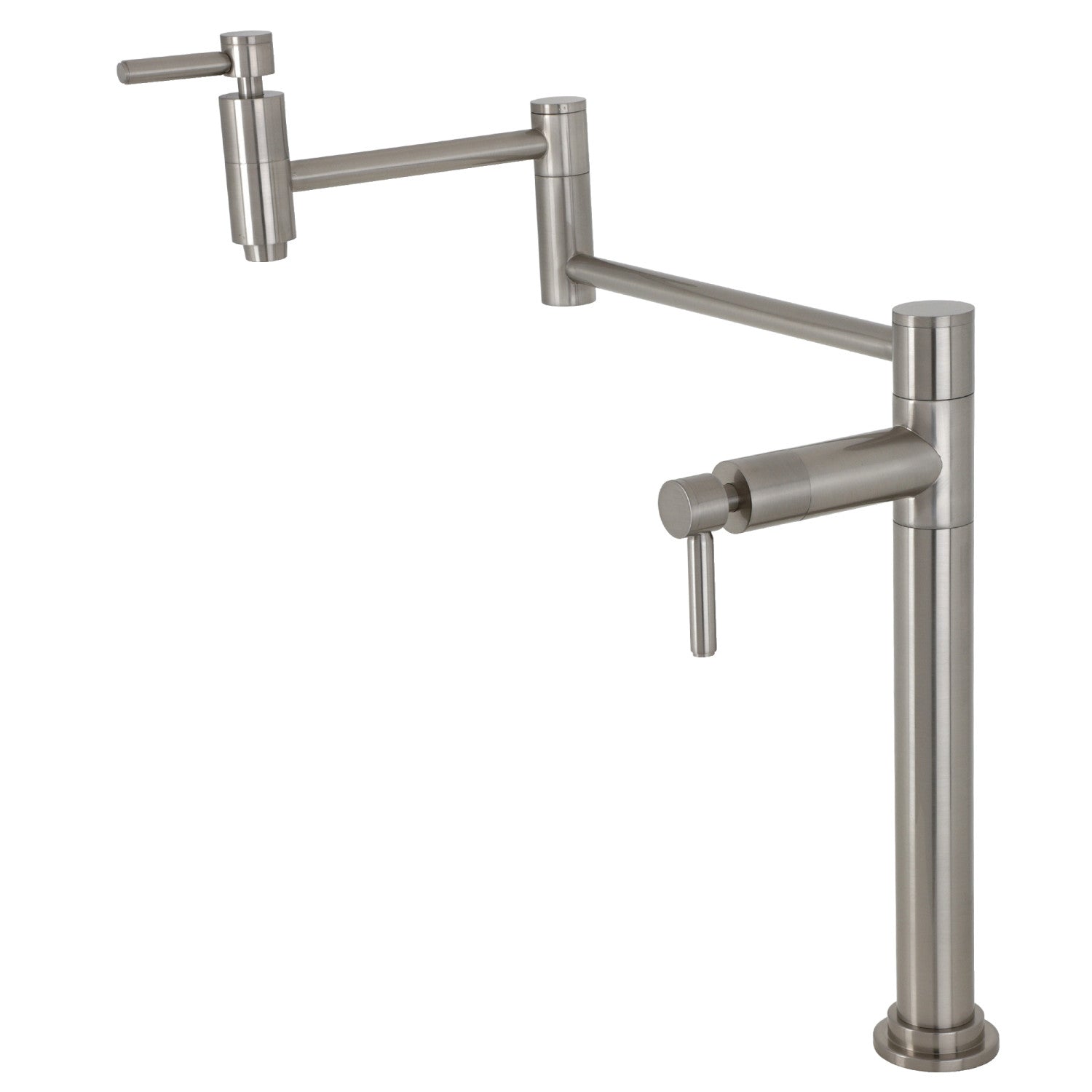 Kingston Sona KS8708DL - Concord 1 - Robinet de remplissage de pot de montage de plate-forme, nickel brossé