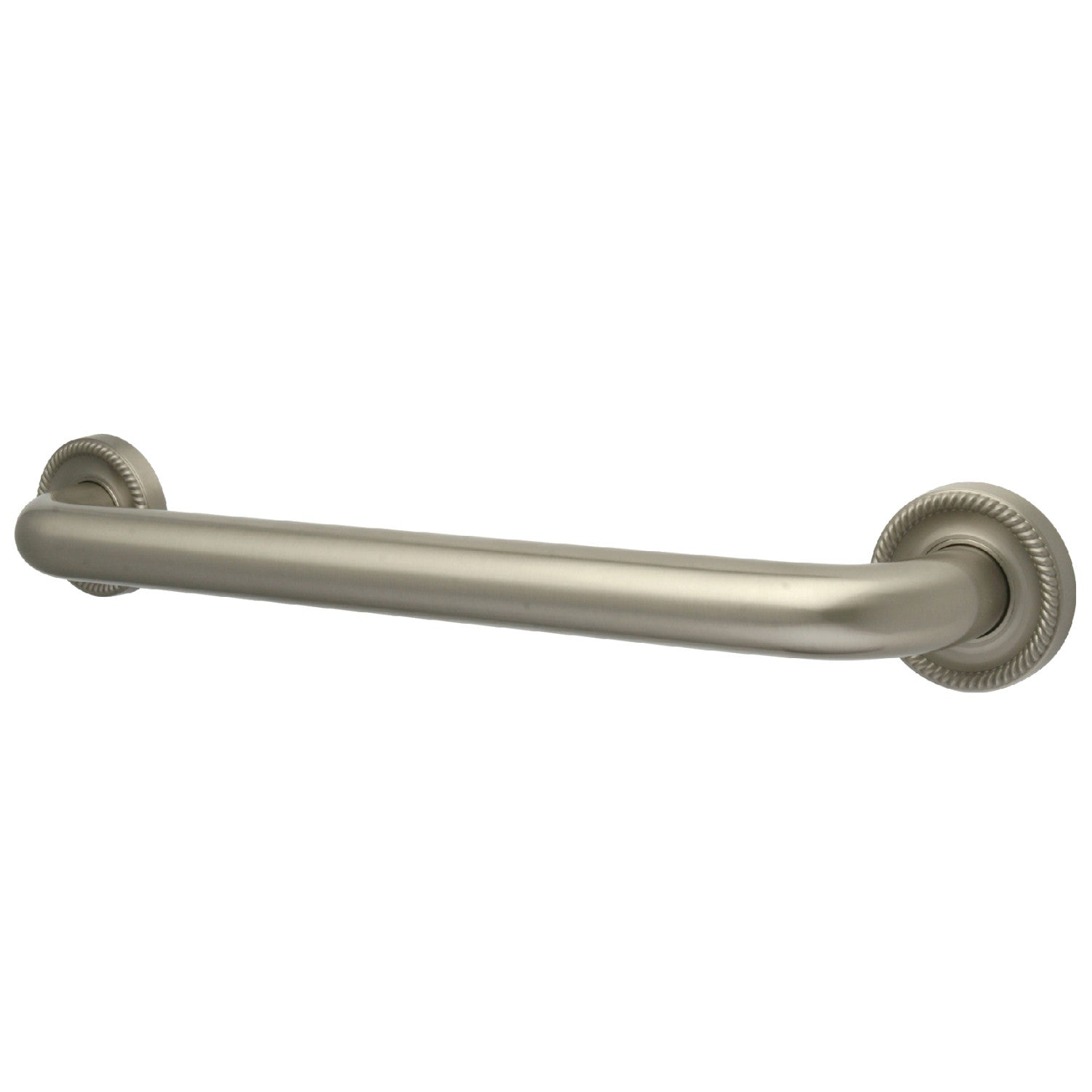 Kingston Heirloom DR914248 - Camelon 24-Inch x 1-1/4-Inch O.D. Brass Decorative Grab Bar, Brushed Nickel