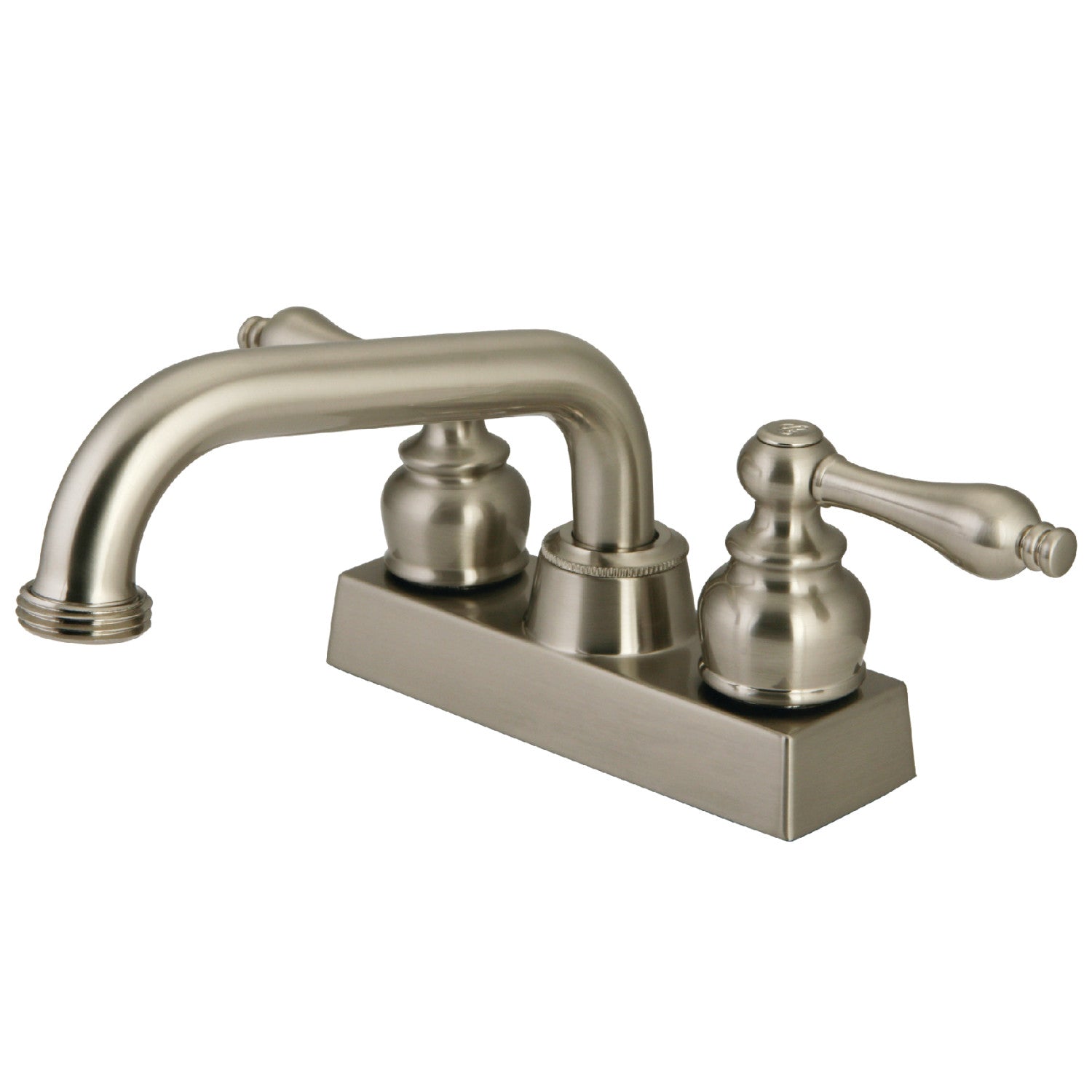 Kingston Heirloom KB2478AL Robinet de lessive à double poignée 2 trous, Nickel brossé