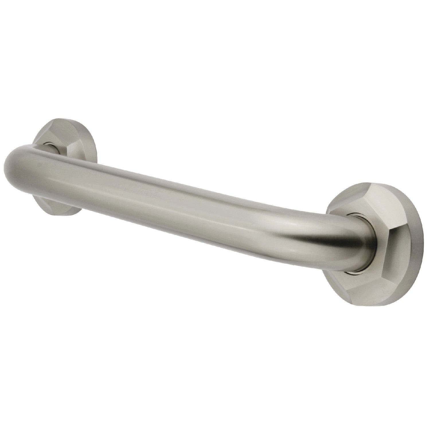 Kingston Tulare DR714168 - Metropolitan 16-Inch x 1-1/4-Inch O.D. Brass Decorative Grab Bar, Brushed Nickel