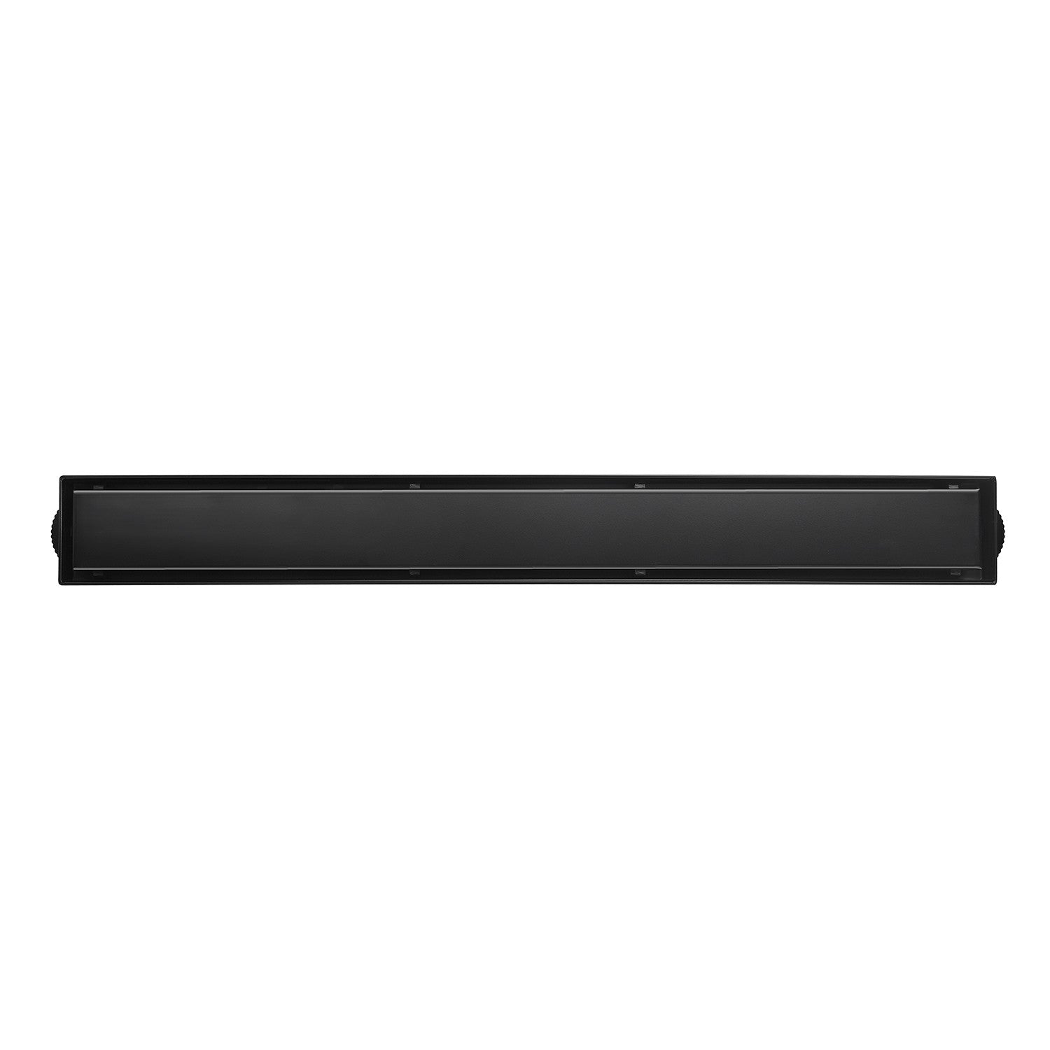 Kingston Watercourse BSF3220 32-Inch Stainless Steel Linear Shower Drain with Reversible Tile Insert and Flat Grate, Matte Black