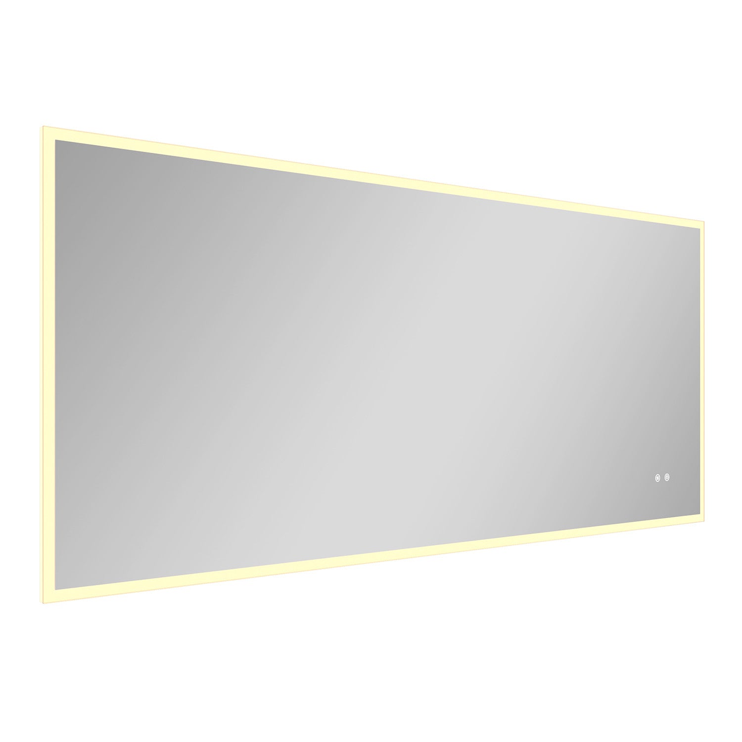 Kingston Aurora MR2017230 30-Inch x 72-Inch LED Bathroom Mirror, Front and Back Light, Anti-Fog, Dimmable Touch Sensor Lighted Mirror, Silver