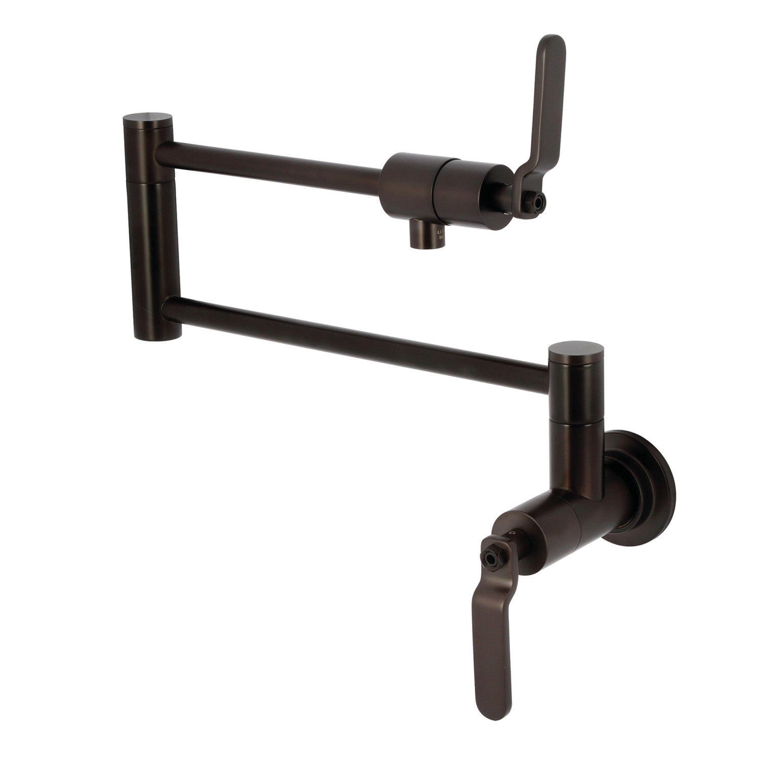 Kingston Sona KS4105KL - Robinet de remplissage de pot de montage mural Whitaker 1 trou, bronze frotté à l'huile