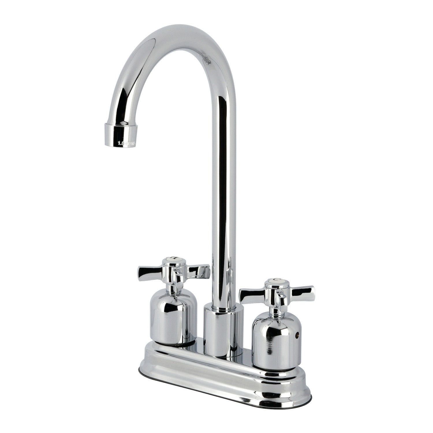 Kingston Tulare FB8491ZX - Robinet de bar à deux poignées Millennium 2 trous, chrome poli