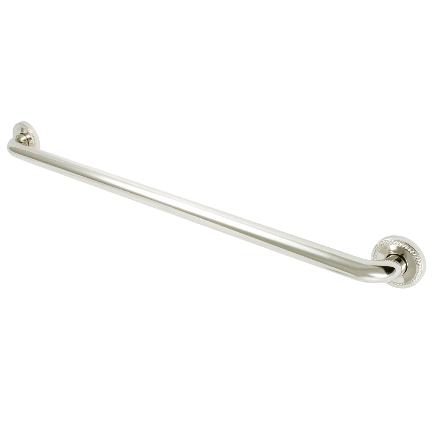Kingston Heirloom DR814326 - Laurel 32-Inch x 1-1/4-Inch O.D. Brass Decorative Grab Bar, Polished Nickel
