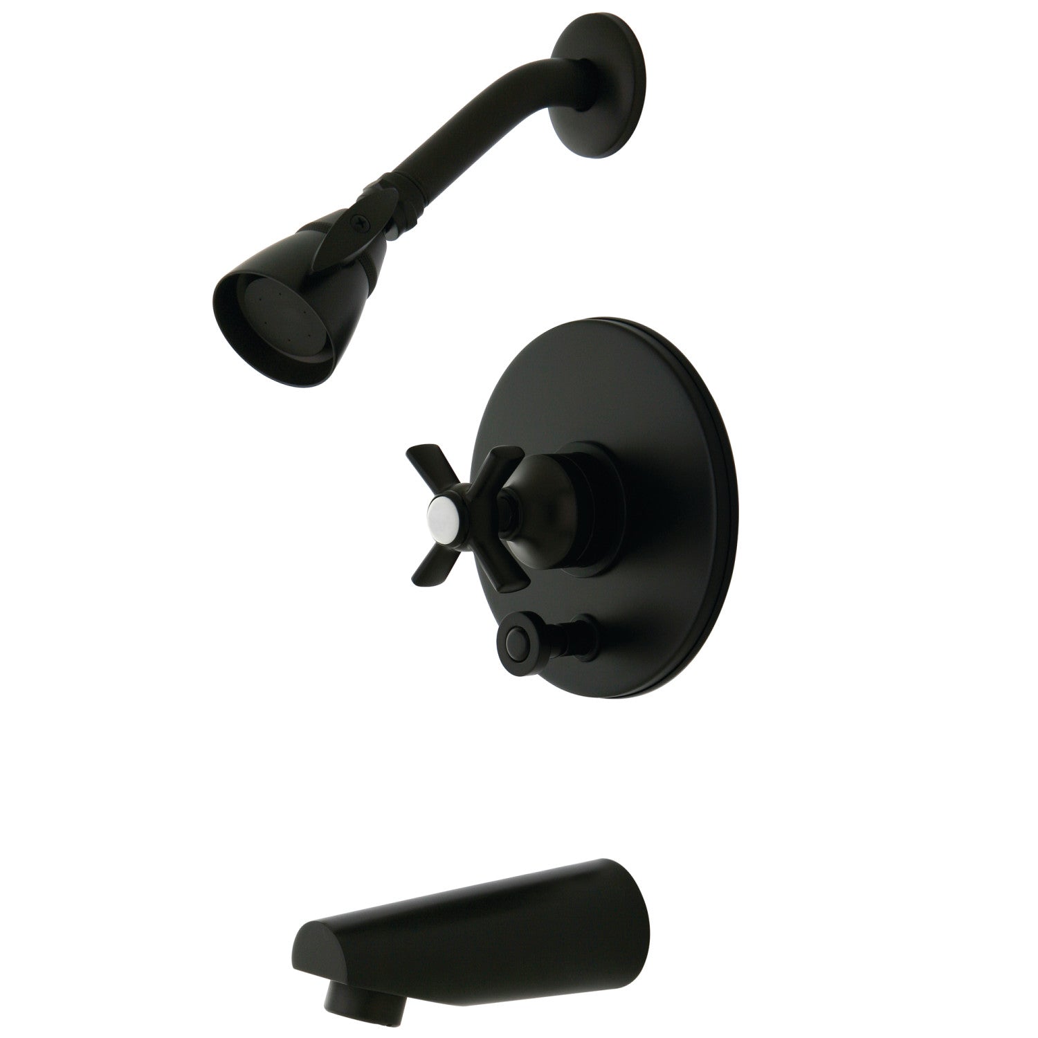 Kingston Millennium KB86950ZX Robinet de baignoire et de douche à pression équilibrée à une seule poignée, bronze frotté à l'huile