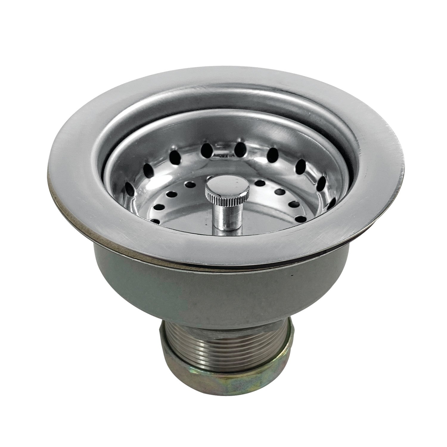 Kingston Tacoma K112 3-1/2-Inch Kitchen Sink Basket Strainer, Brushed Stainless Steel