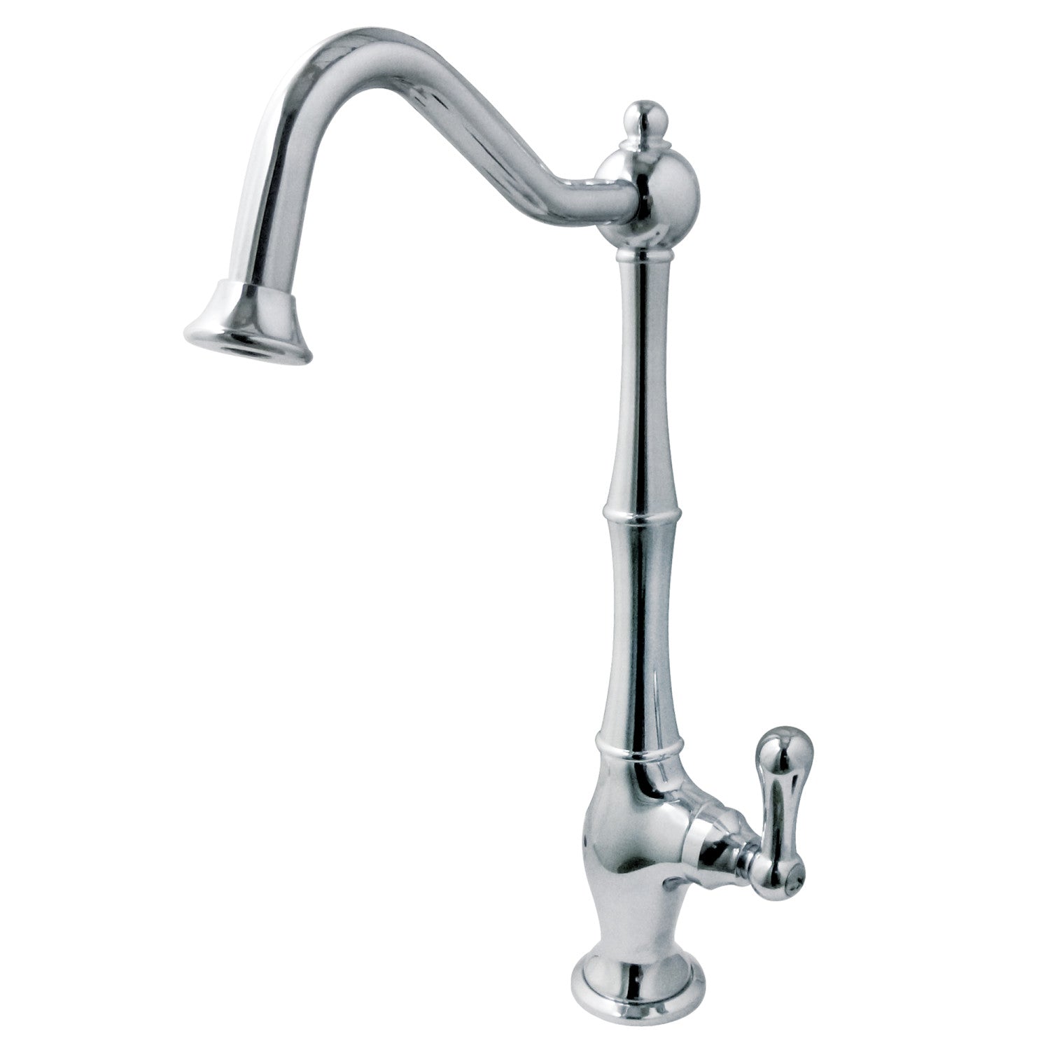 Kingston Heirloom KS1191AL - Heritage Single-Handle 1-Hole Deck Mount Water Filtration Faucet, Polished Chrome